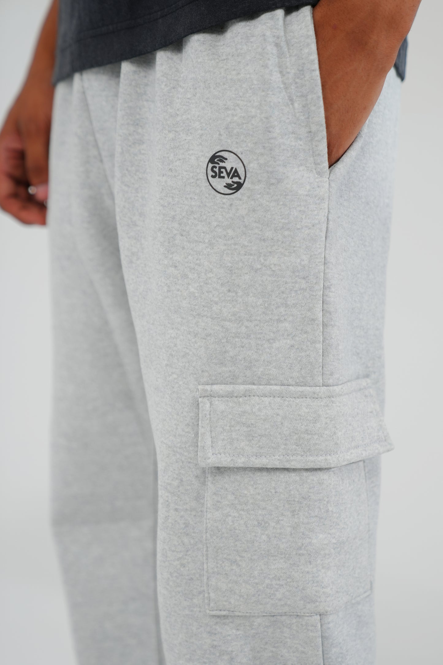 Grey Cargo Pants