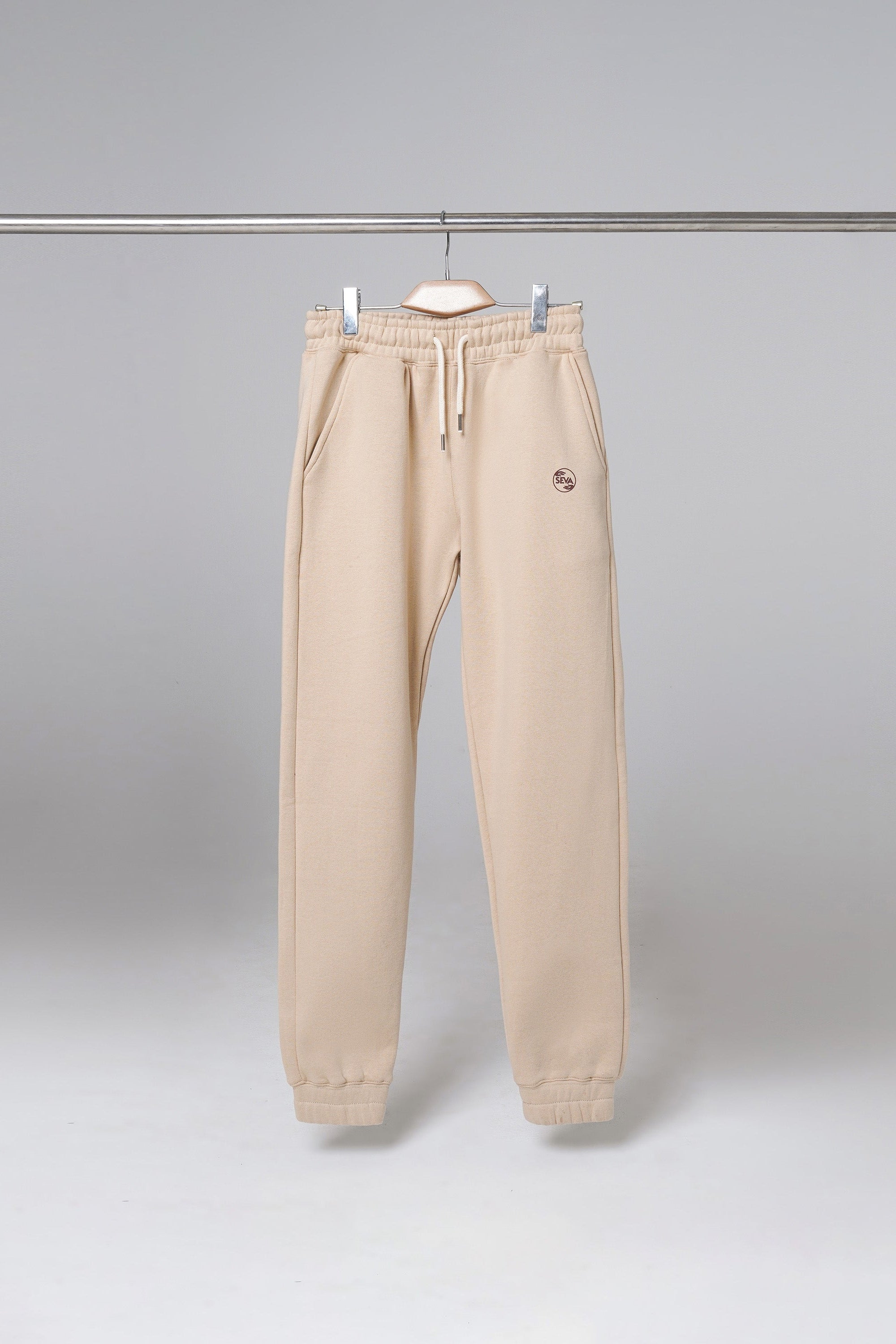 Beige Classic Sweatpants