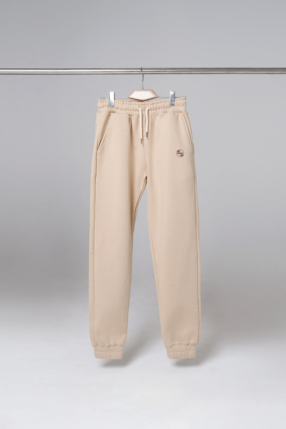 Beige Classic Sweatpants