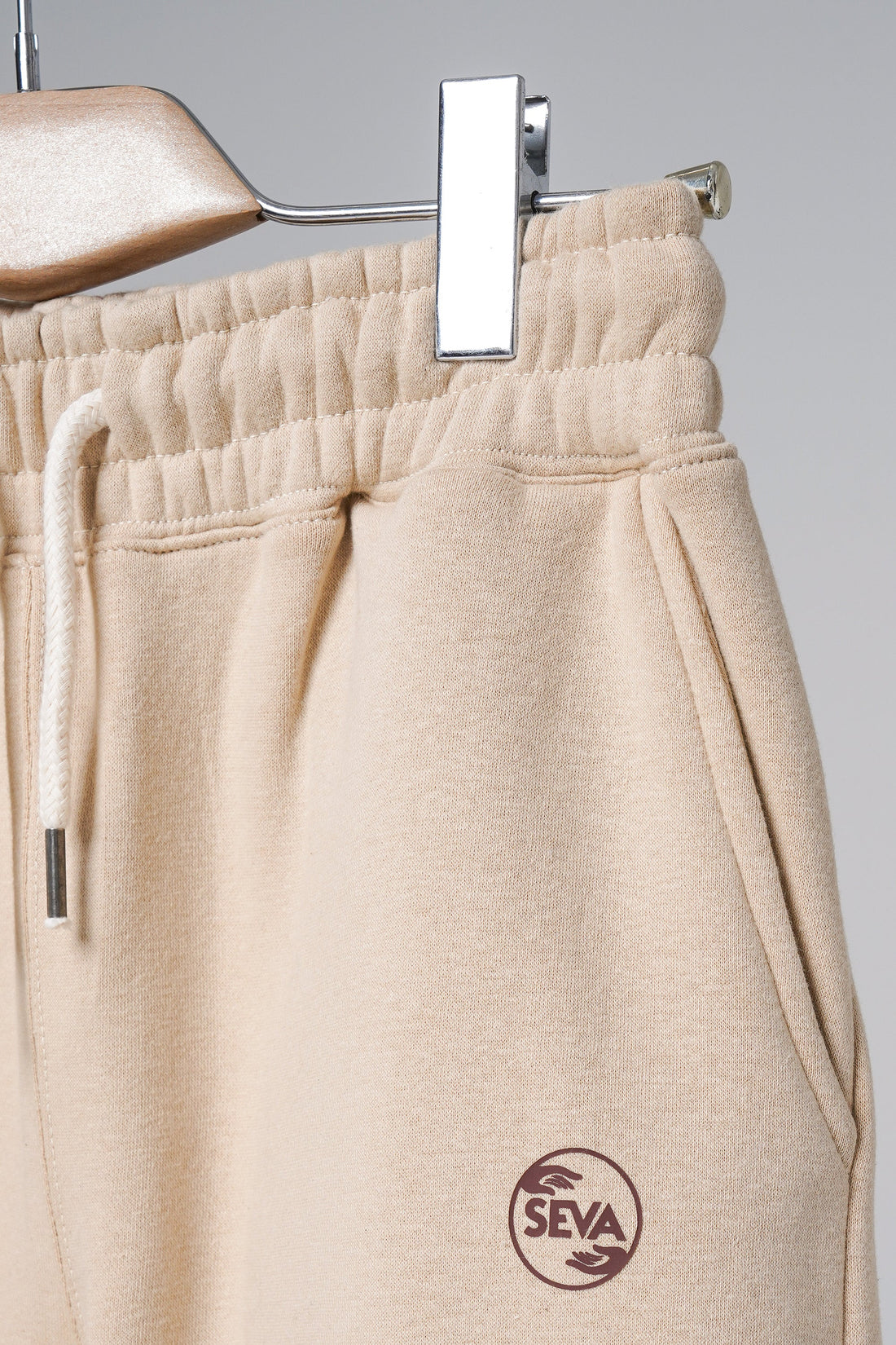 Beige Classic Sweatpants