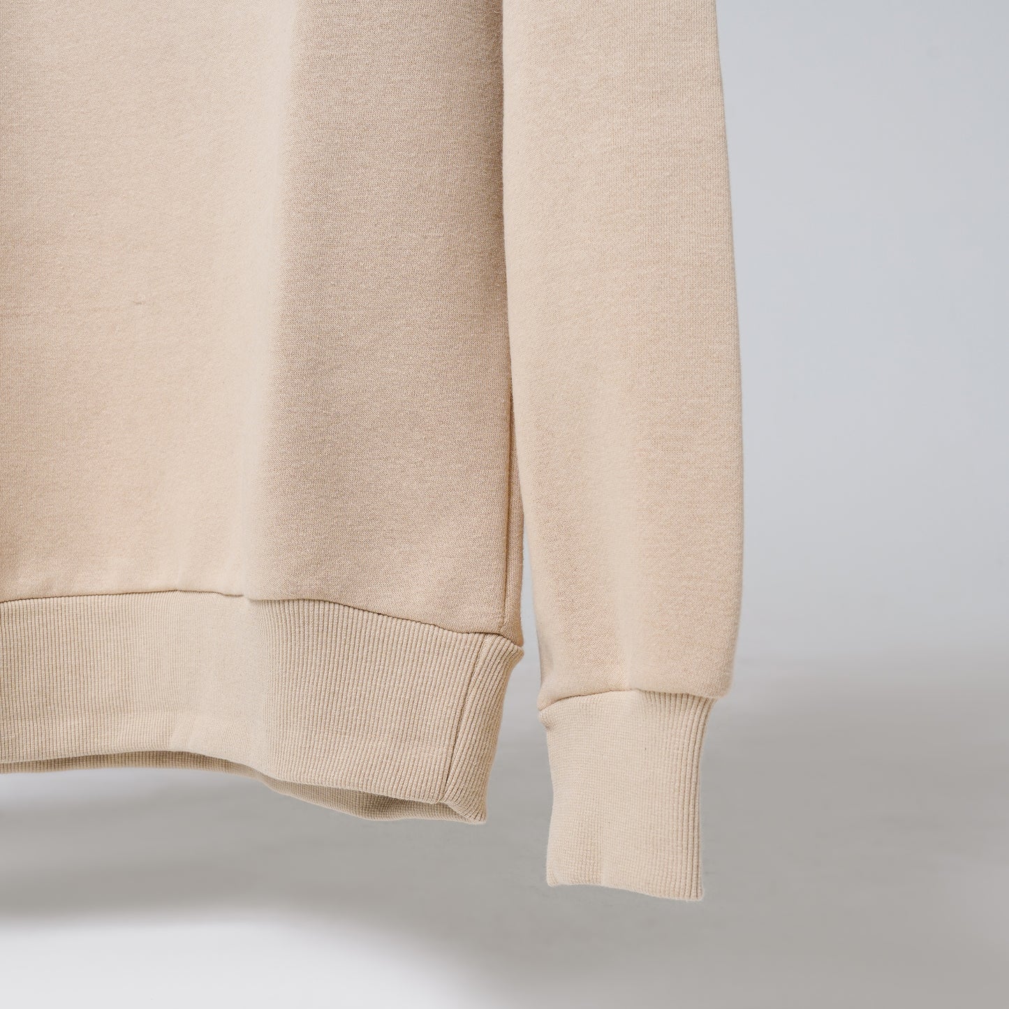 Drop Shoulder Crewneck - Beige