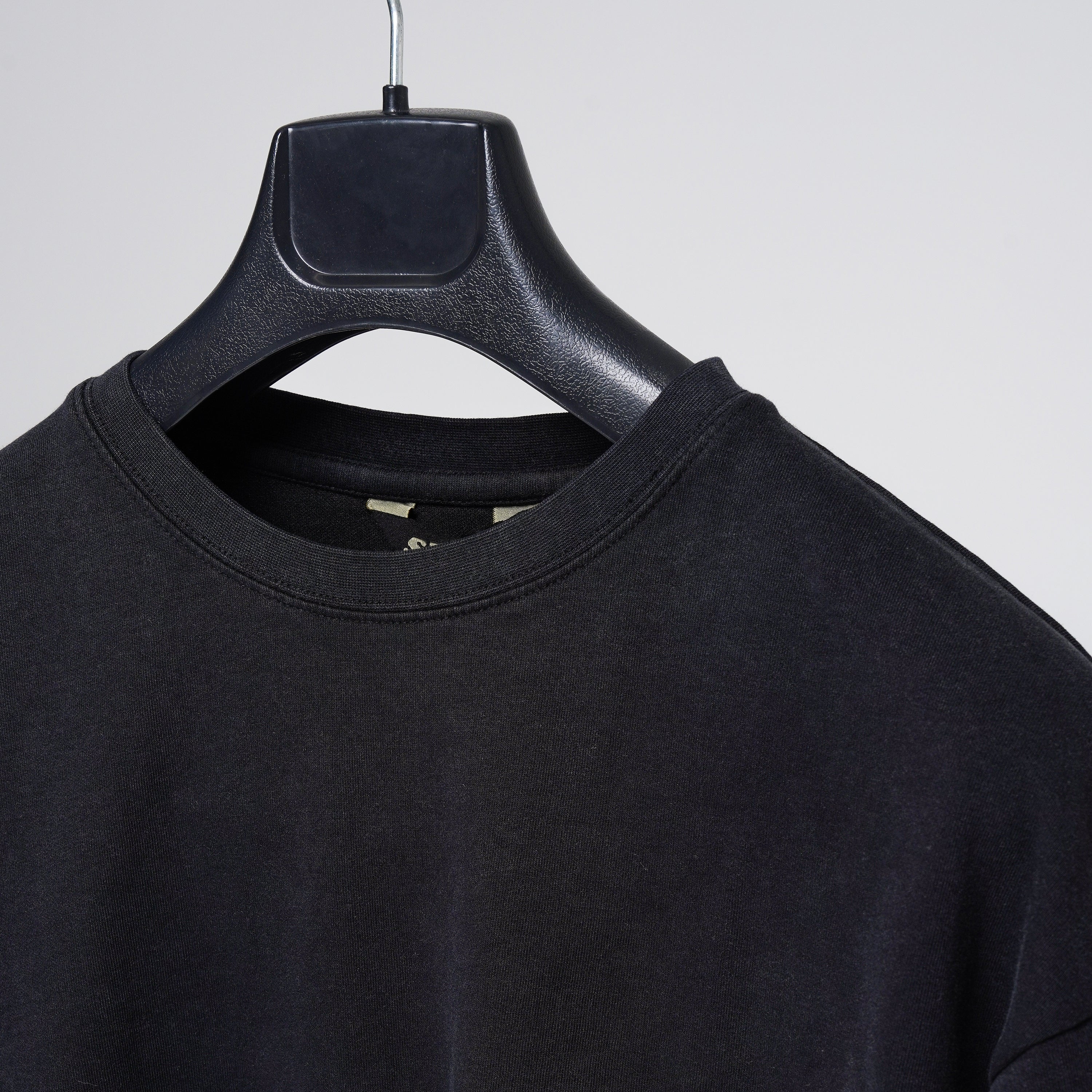 Premium Drop Shoulder Tshirt - Black second image