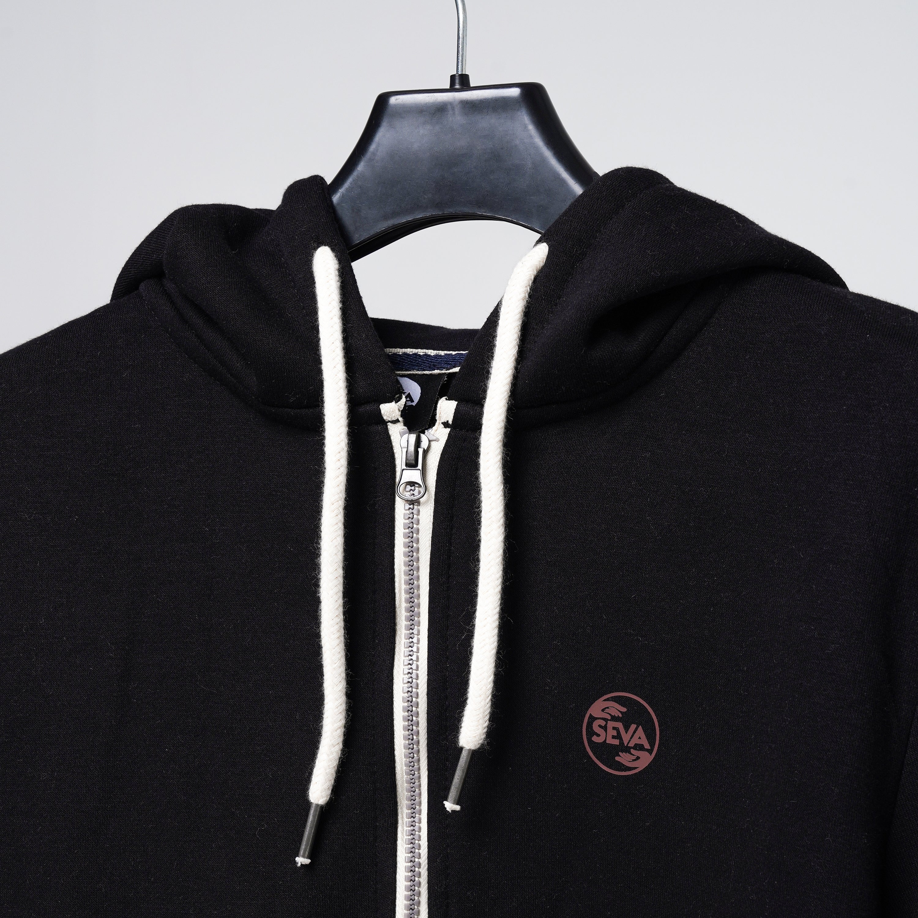 Zipper Hoodies - Black second image