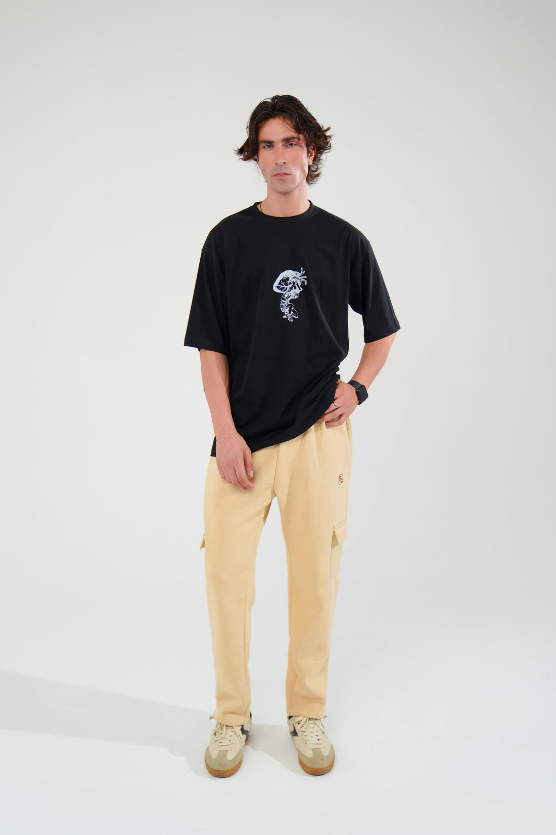 Black Passion Oversized Graphic Tee