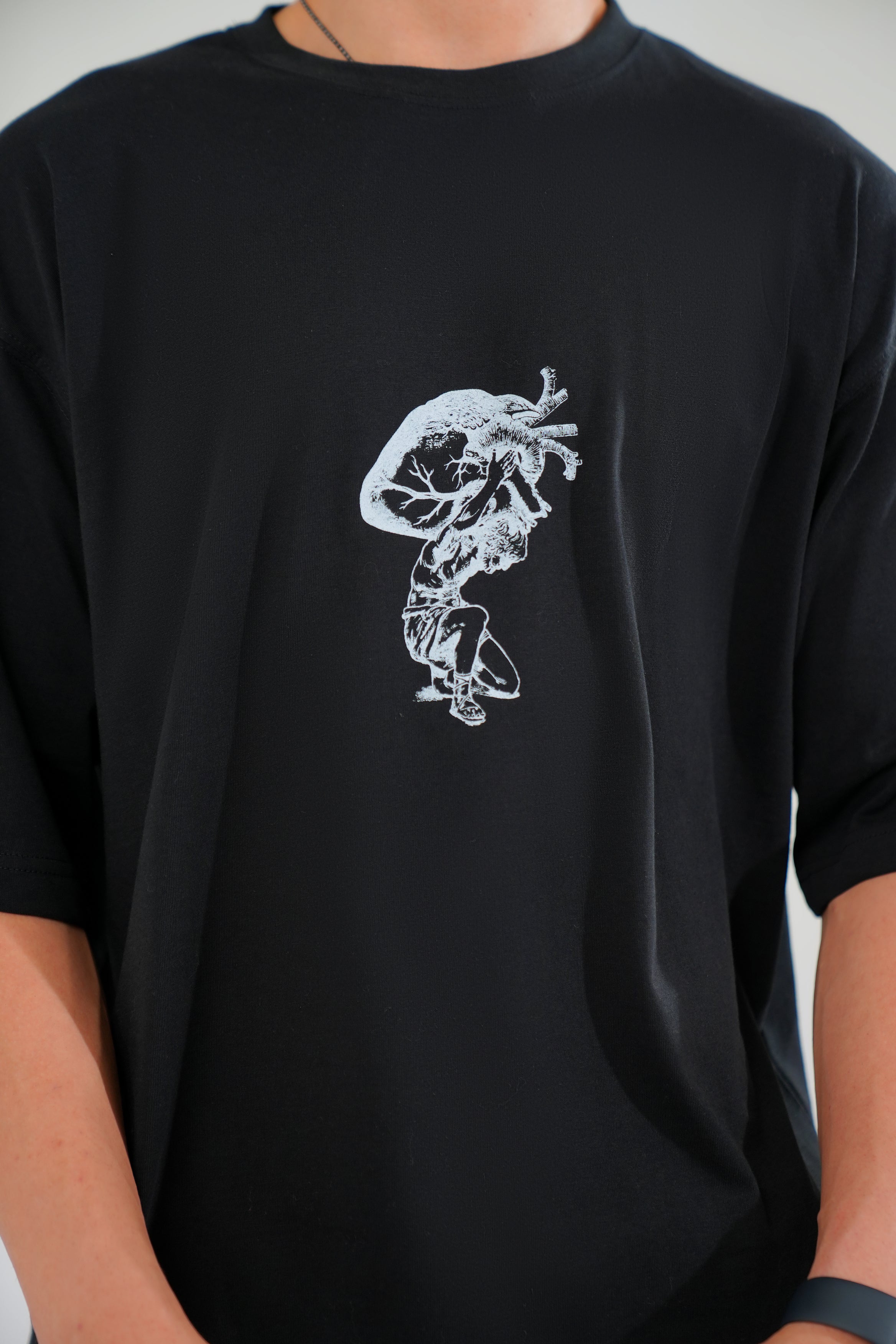 Black Passion Oversized Graphic Tee