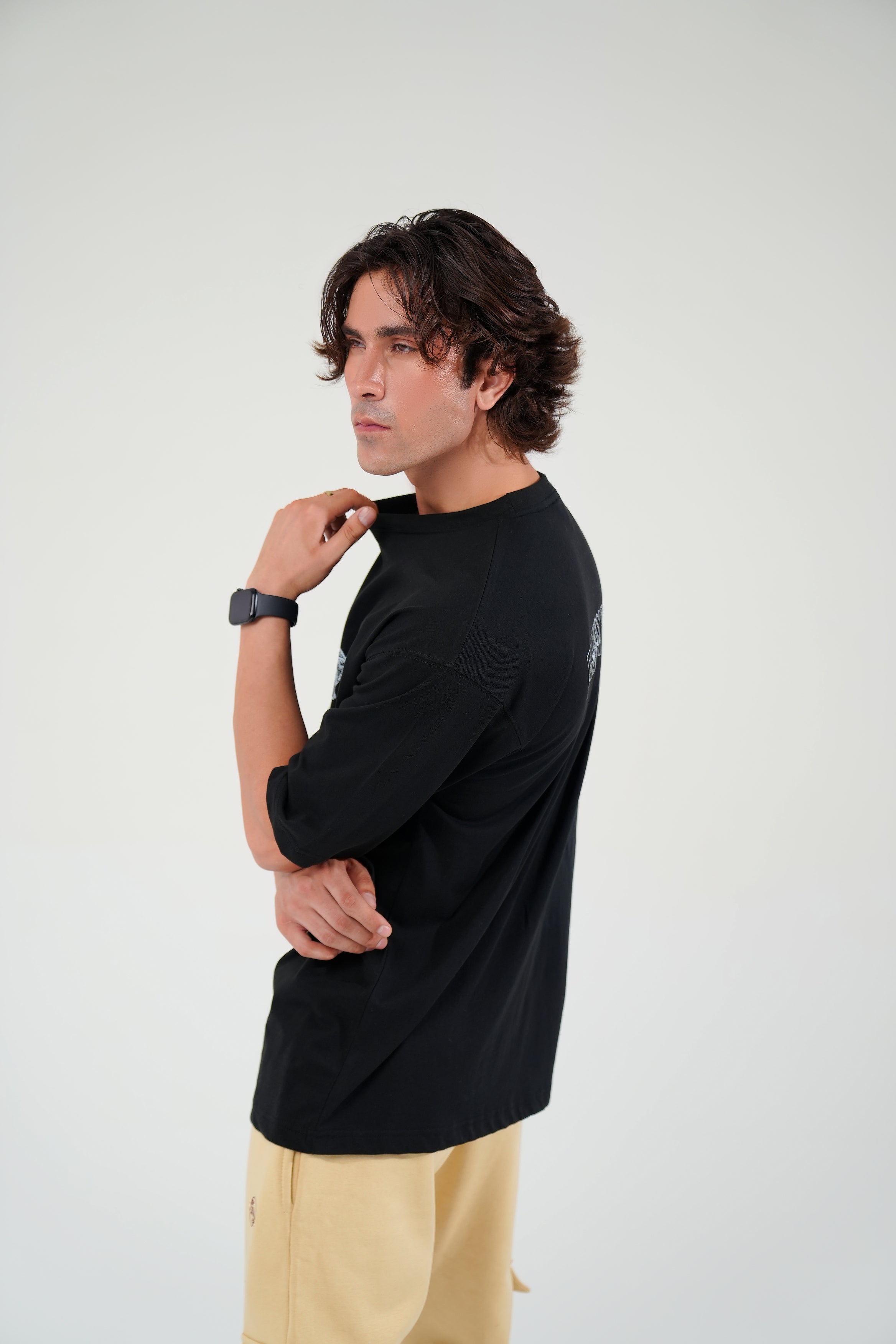 Black Passion Oversized Graphic Tee