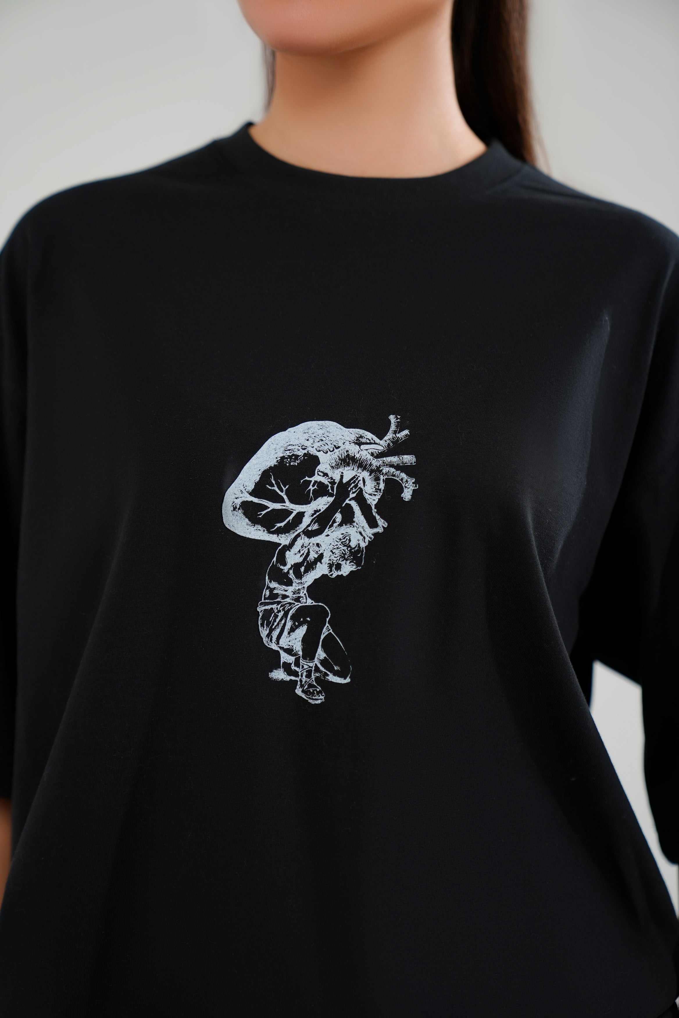 Black Passion Oversized Graphic Tee