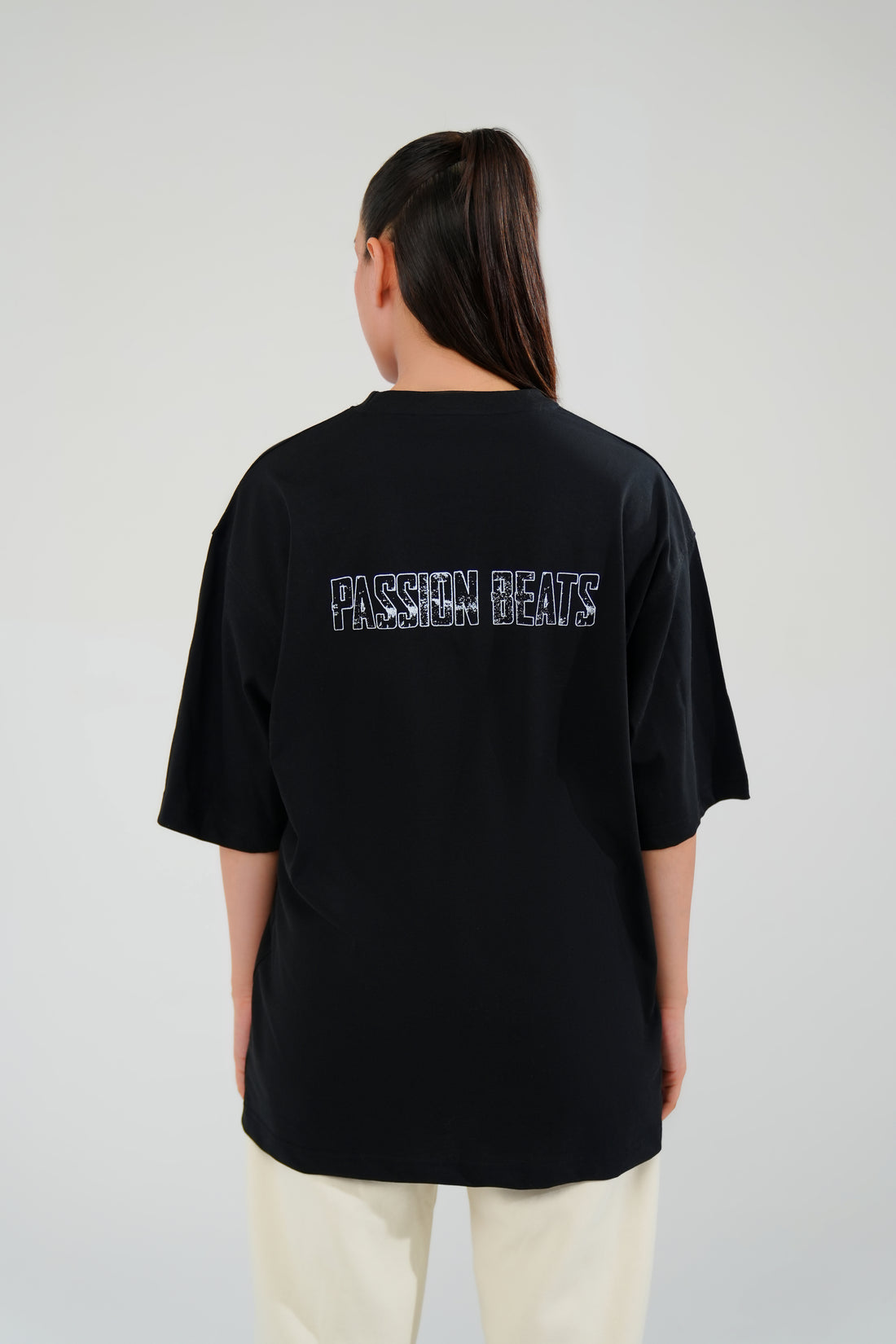 Black Passion Oversized Graphic Tee