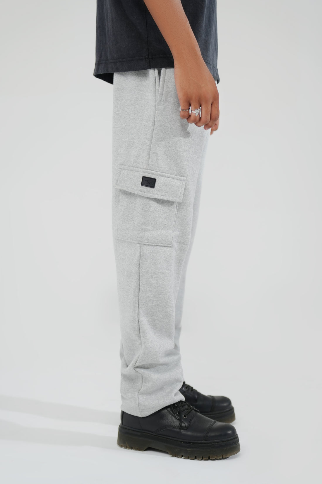 Grey Cargo Pants