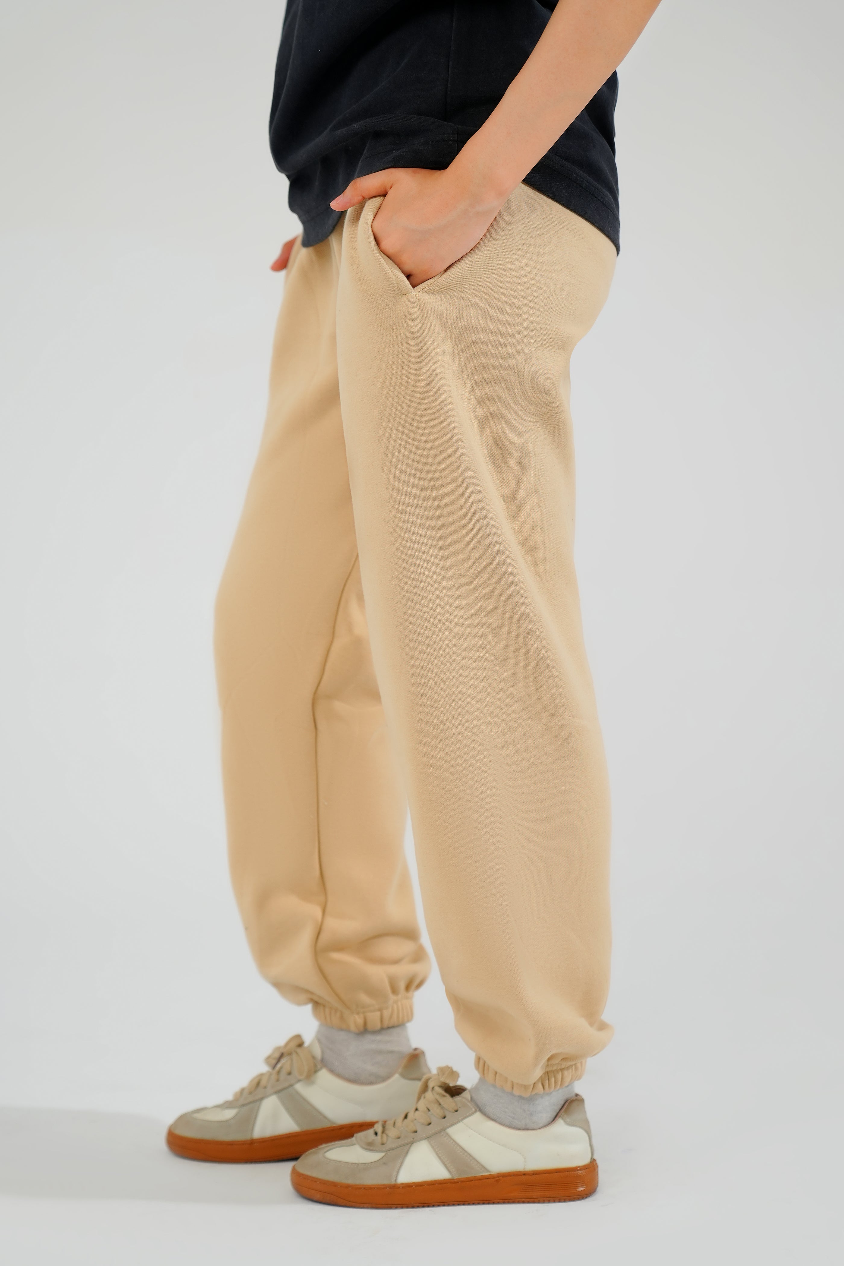 Beige Sweatpants
