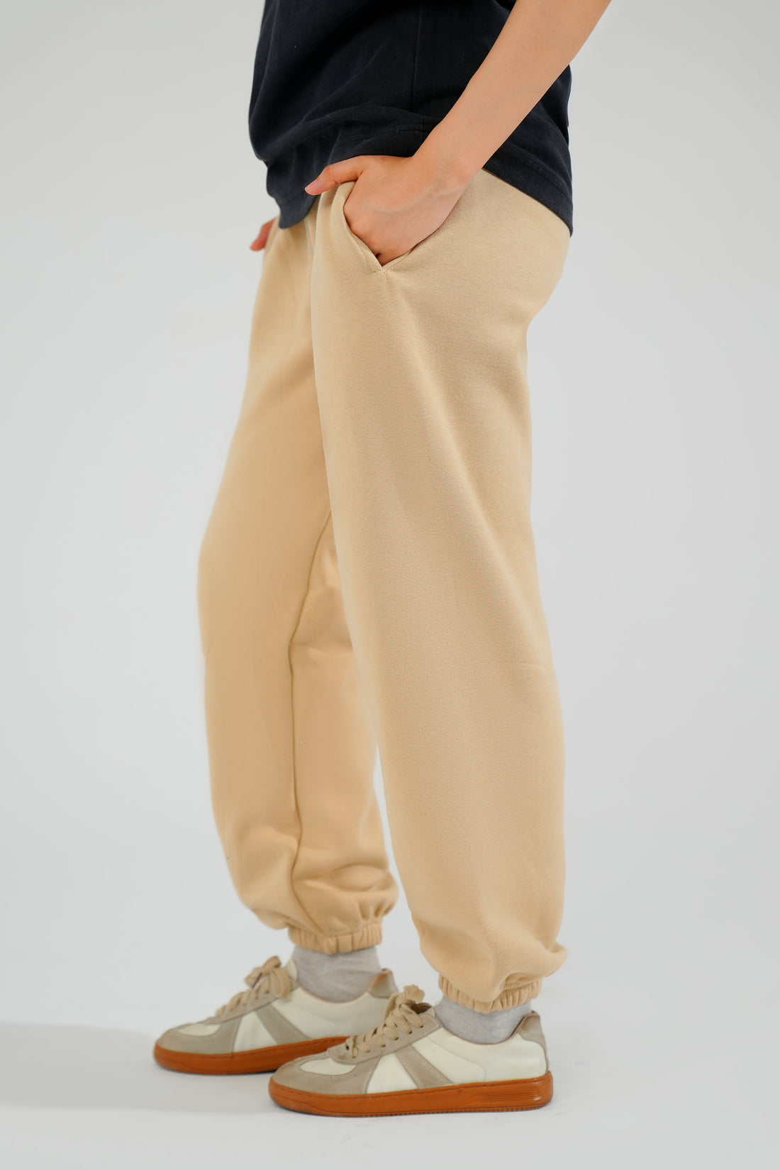 Beige Sweatpants