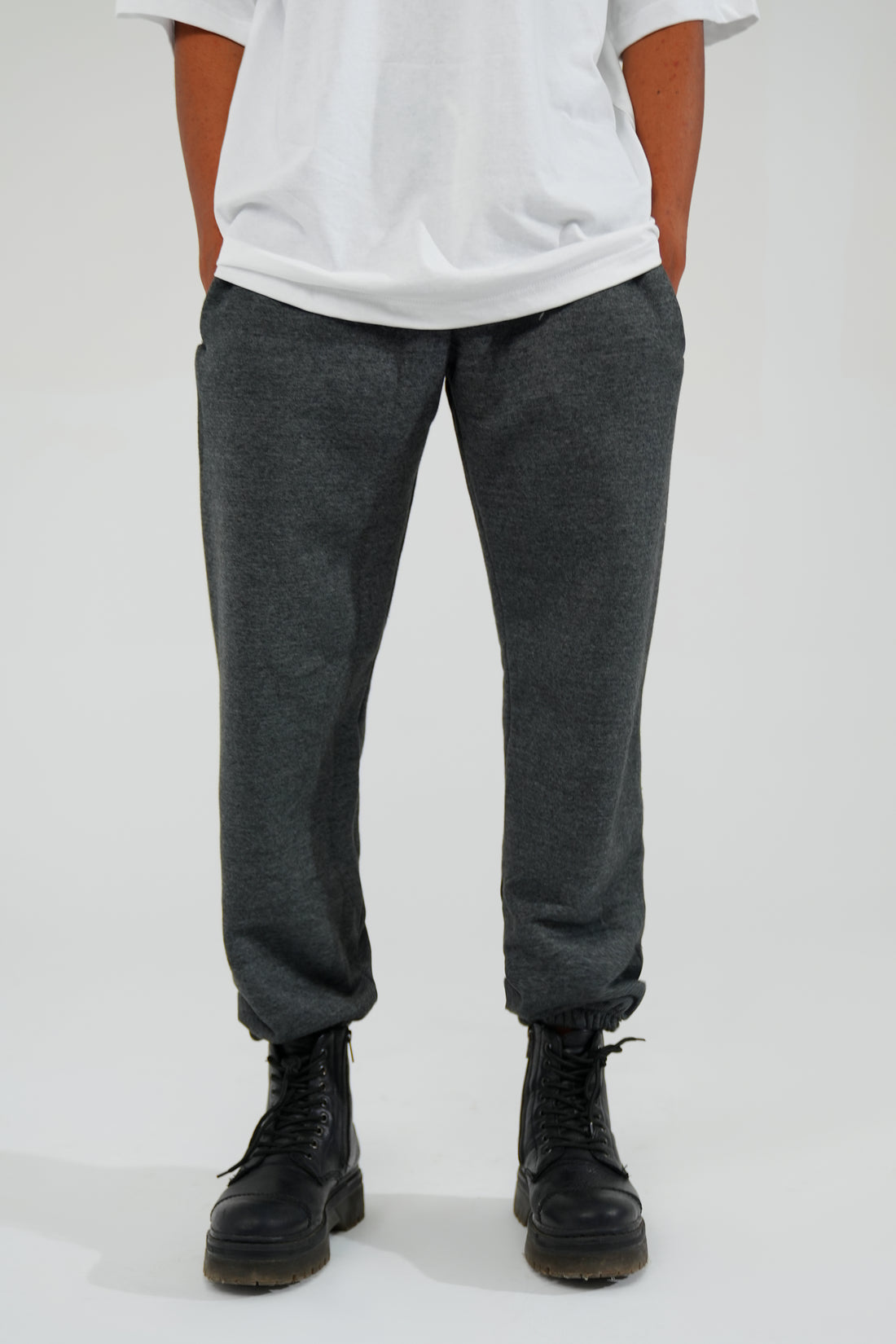 Charcoal Grey Pants - Men