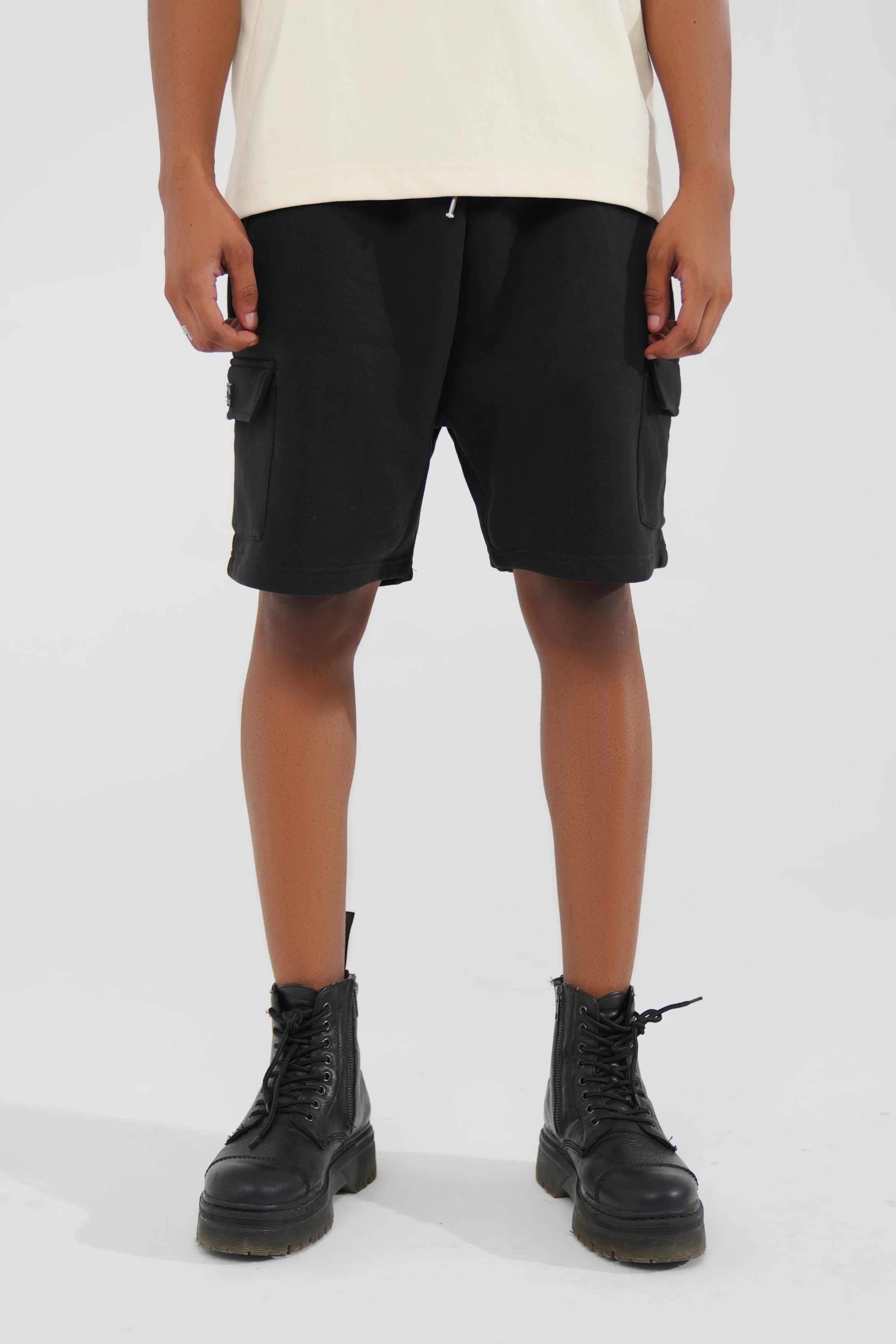 Black Cargo Shorts