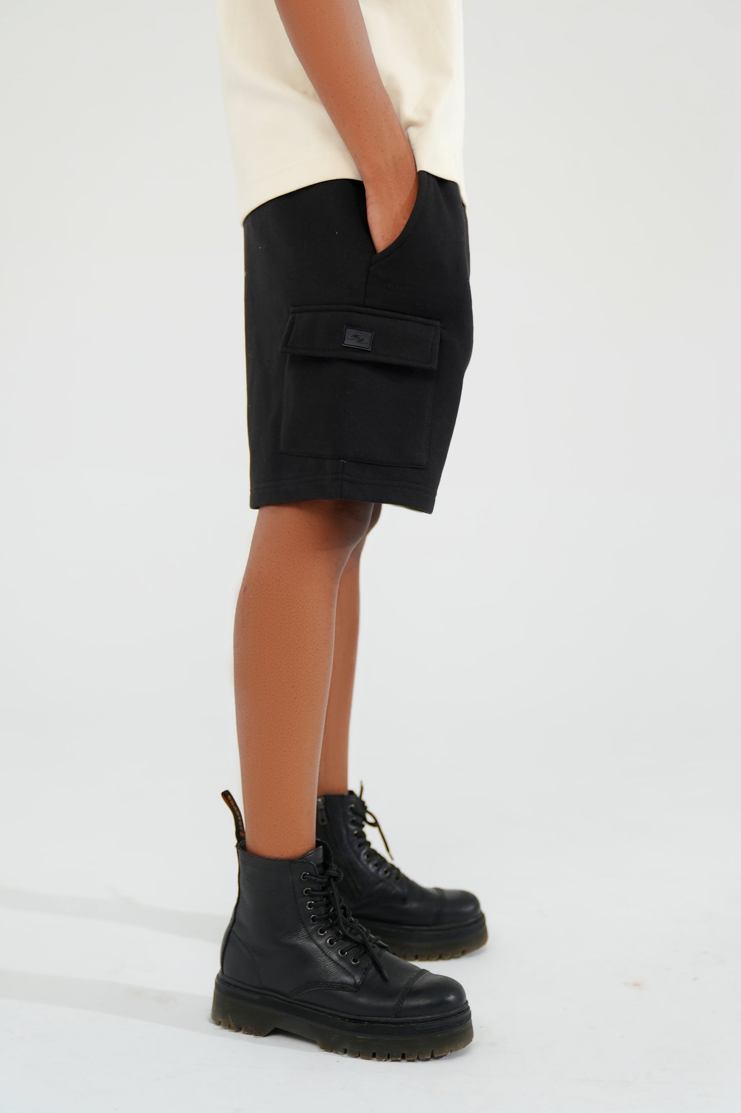 Black Cargo Shorts