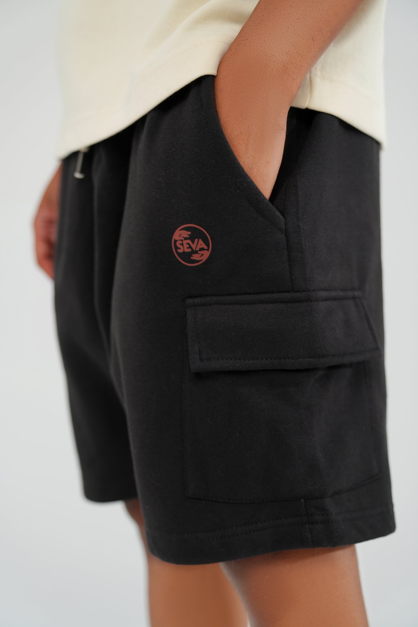 Black Cargo Shorts