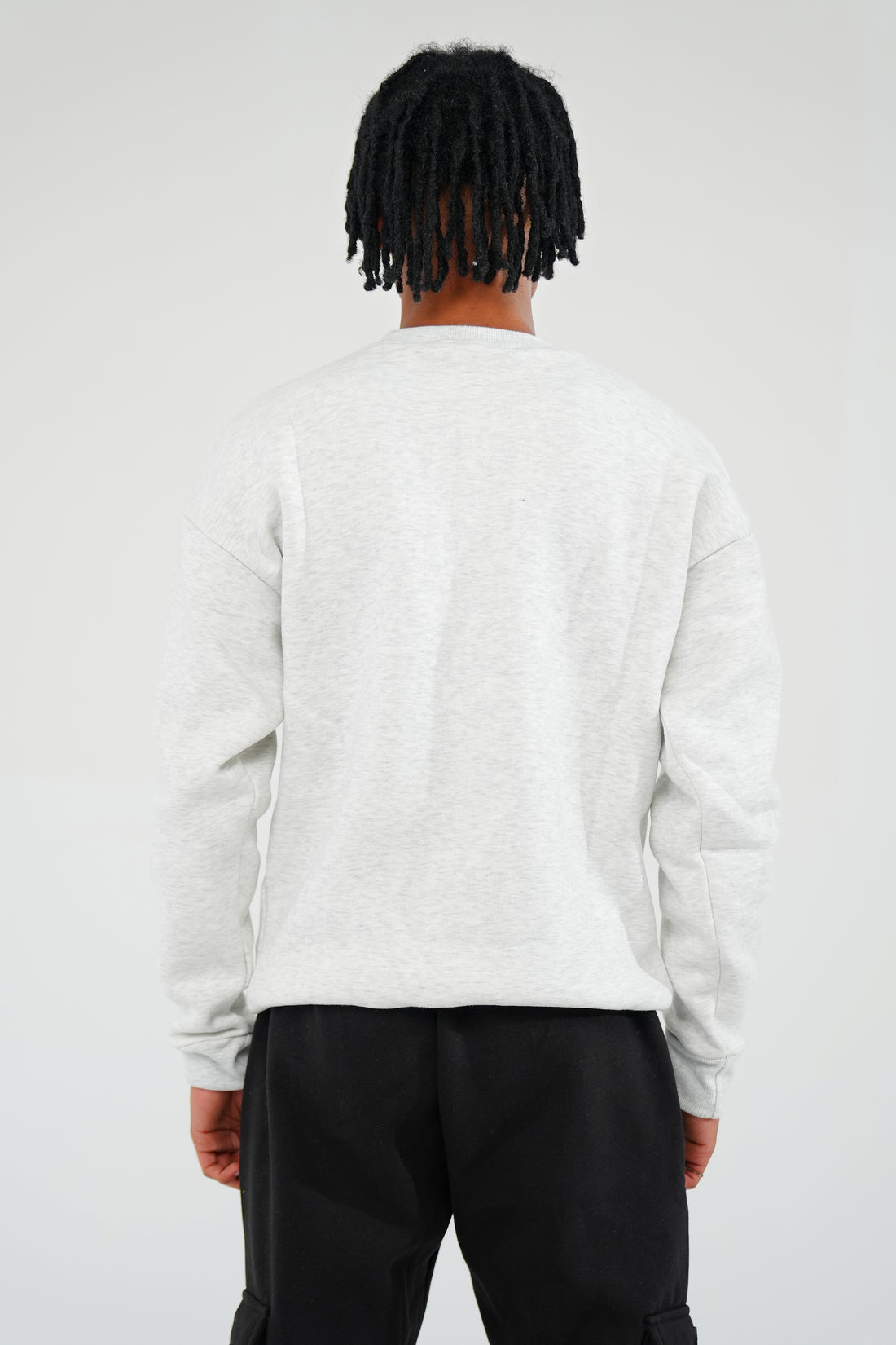Smoke Grey Sweat Shirt - Men