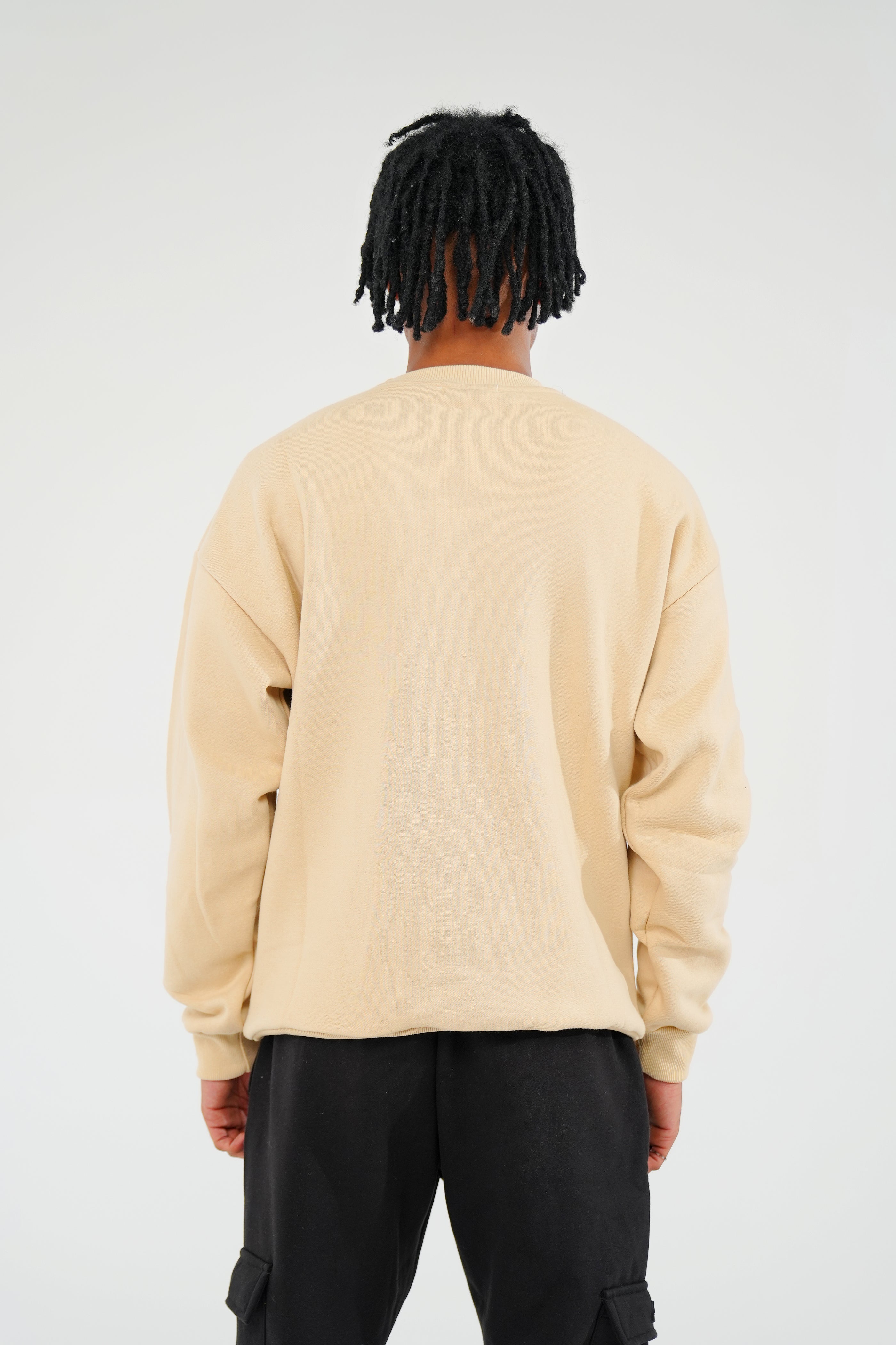 Beige Sweat Shirt - Men