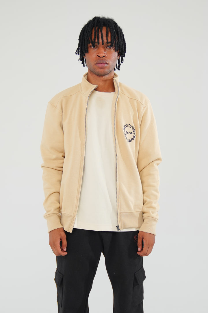 Beige Fleece Jacket - Men