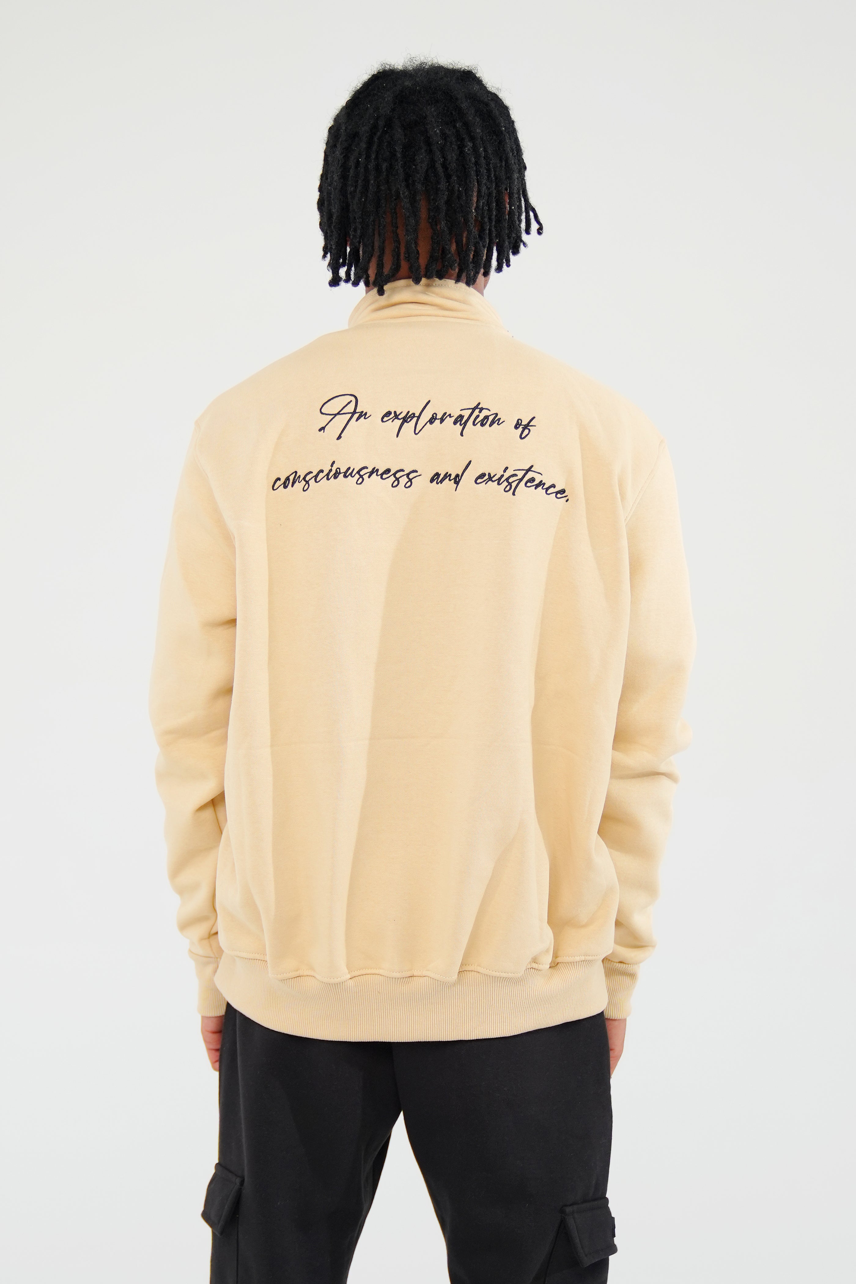 Beige Fleece Jacket - Men