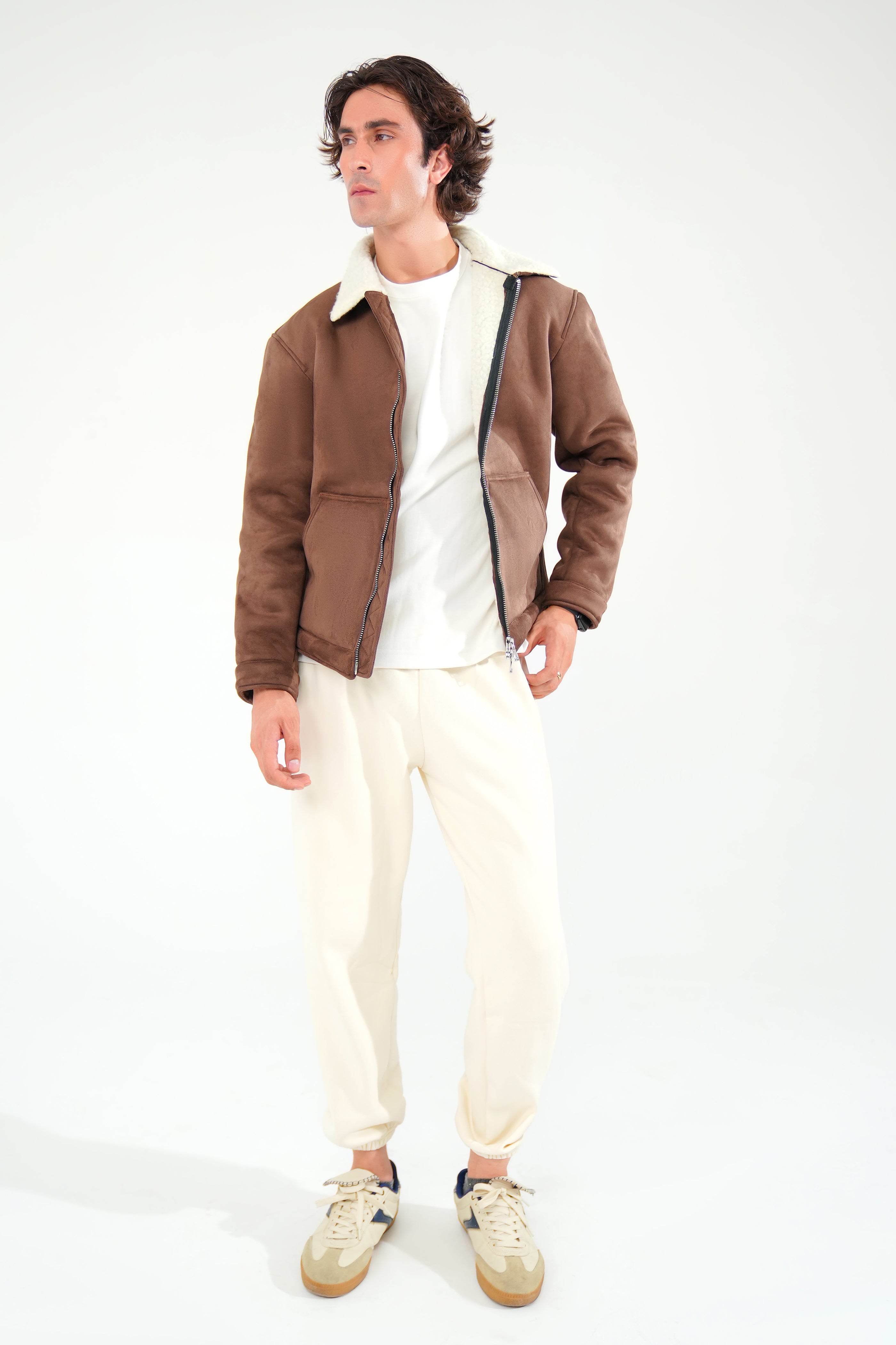 Camel Brown Premium Suede Jackets
