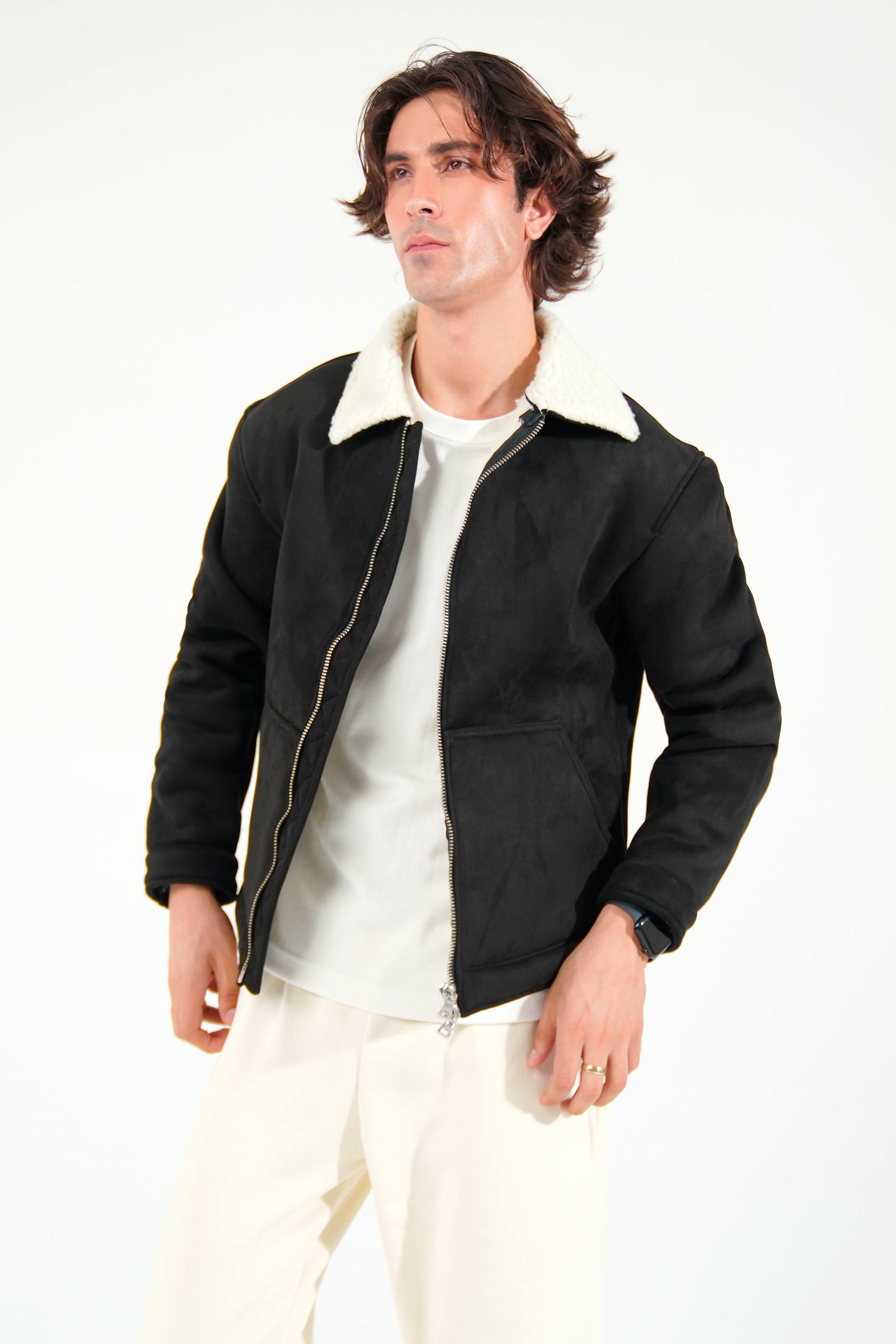 Black Premium Suede Jacket