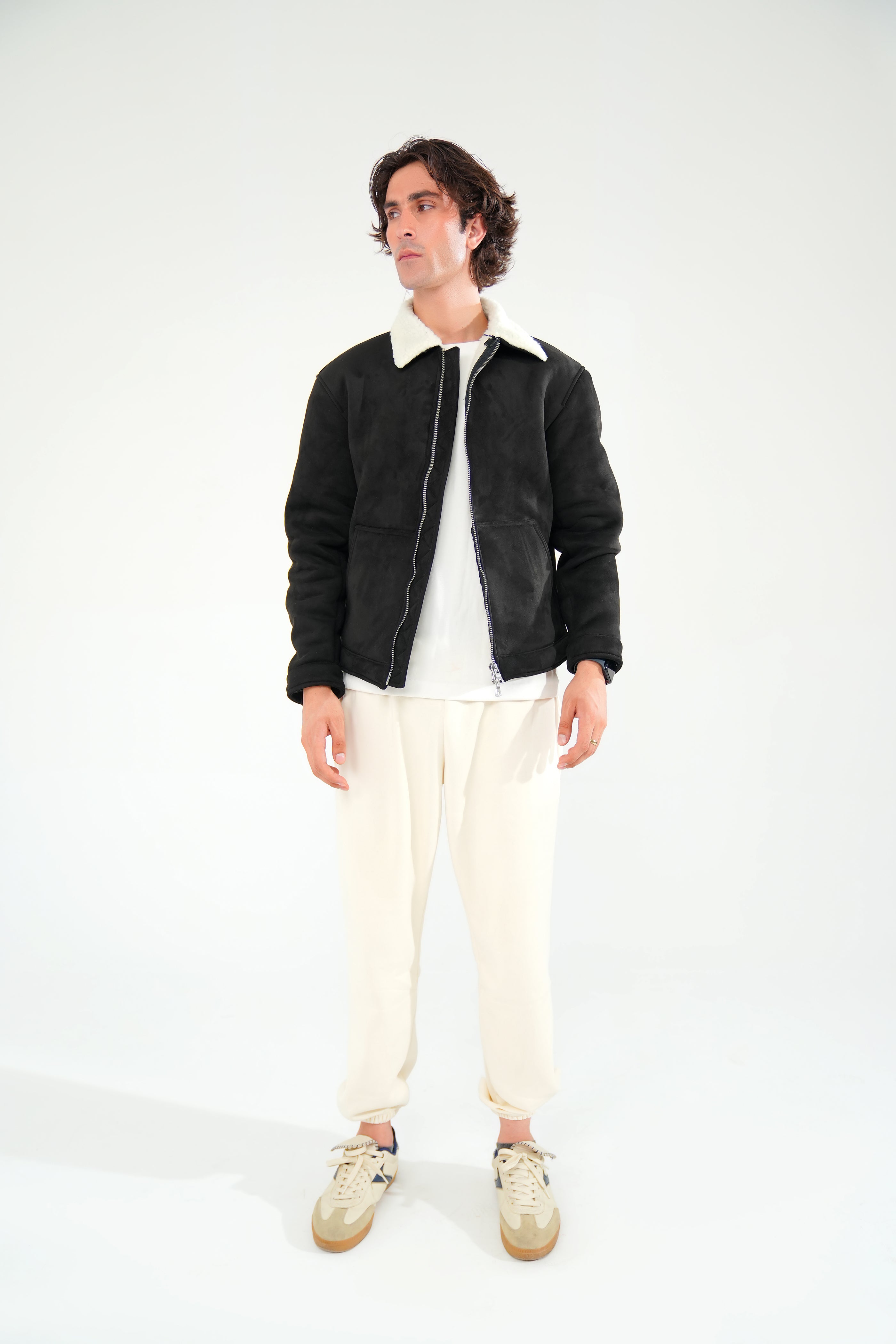 Black Premium Suede Jacket