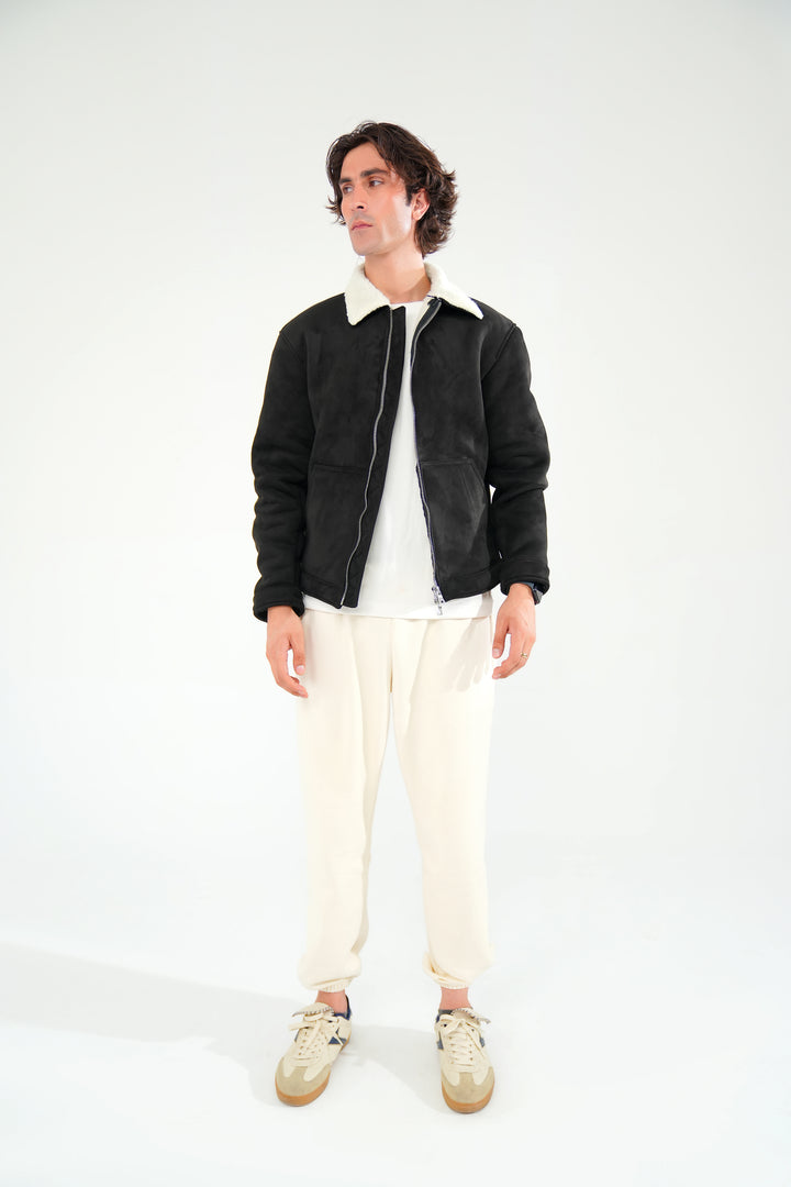 Black Premium Suede Jacket