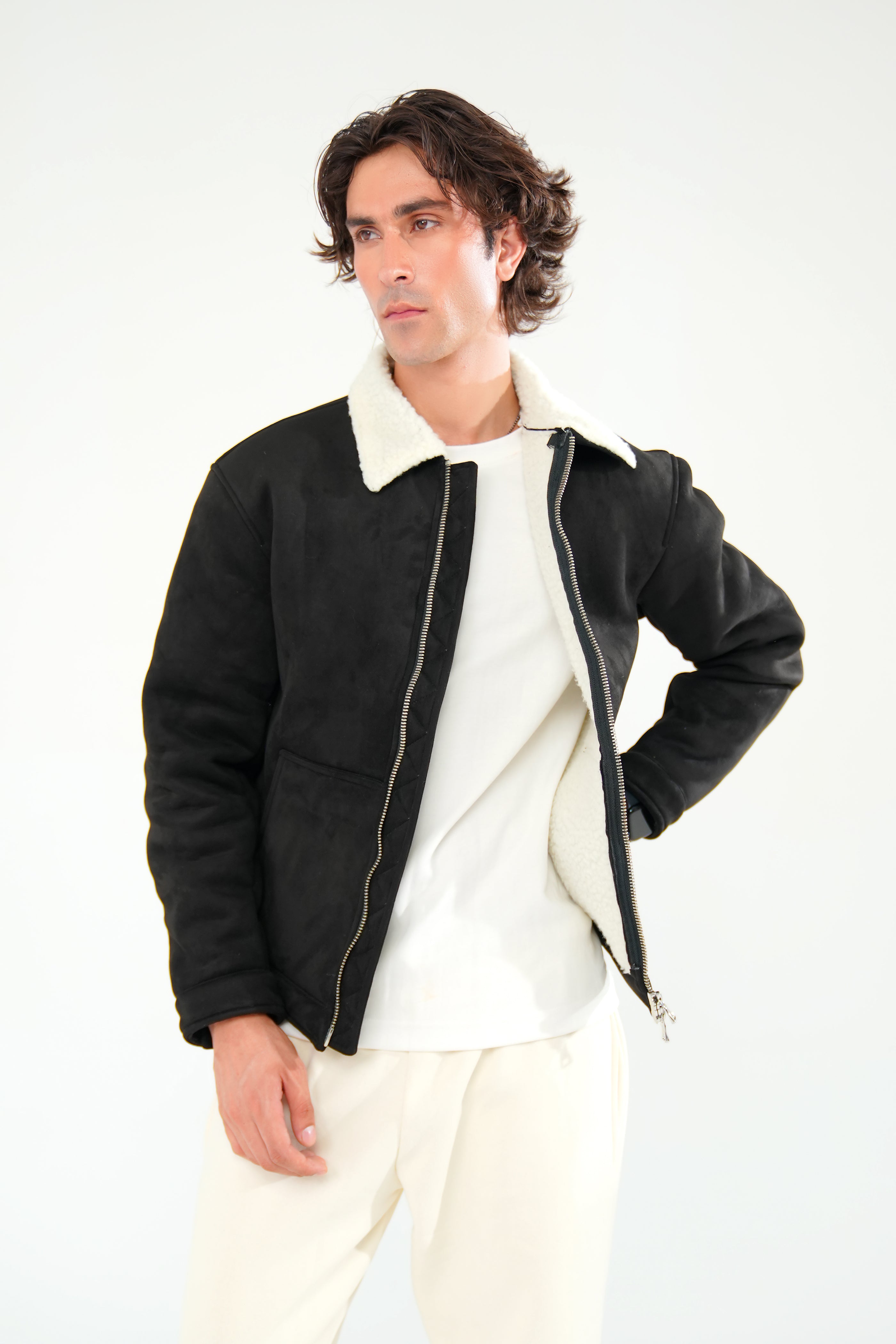 Black Premium Suede Jacket