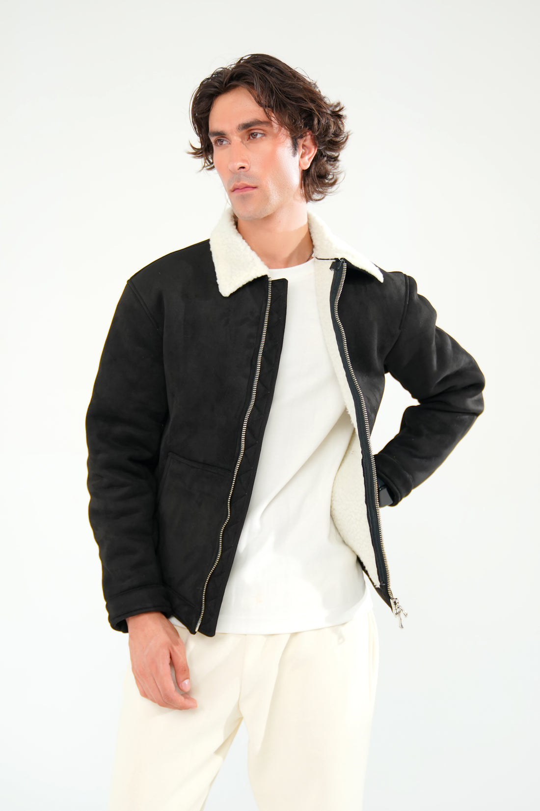 Black Premium Suede Jacket