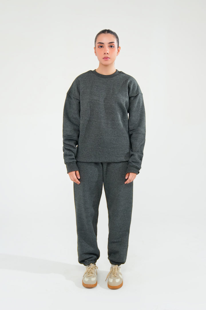 Charcoal Grey Sweat Shirt - Women