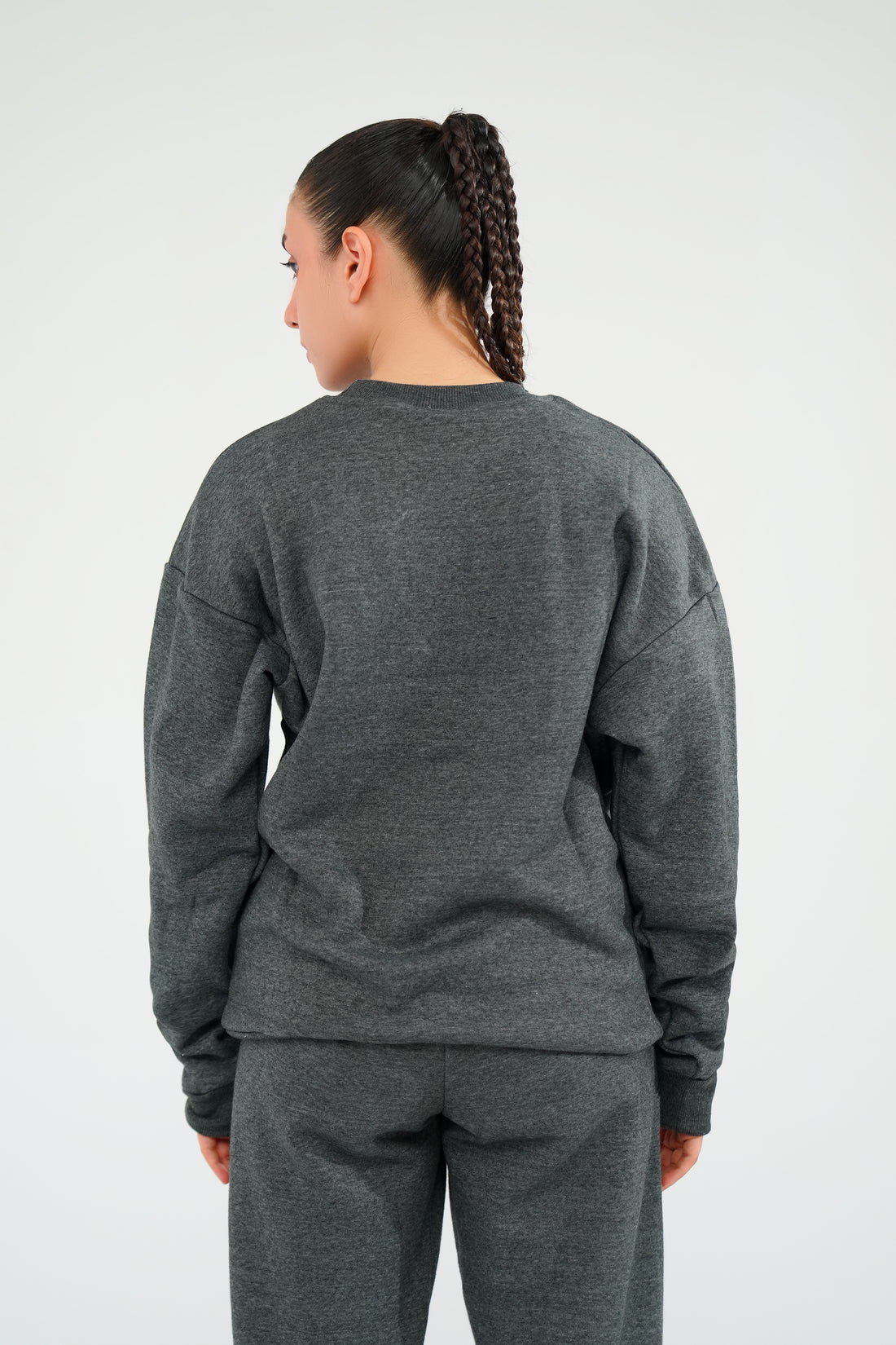 Charcoal Grey Sweat Shirt - Women