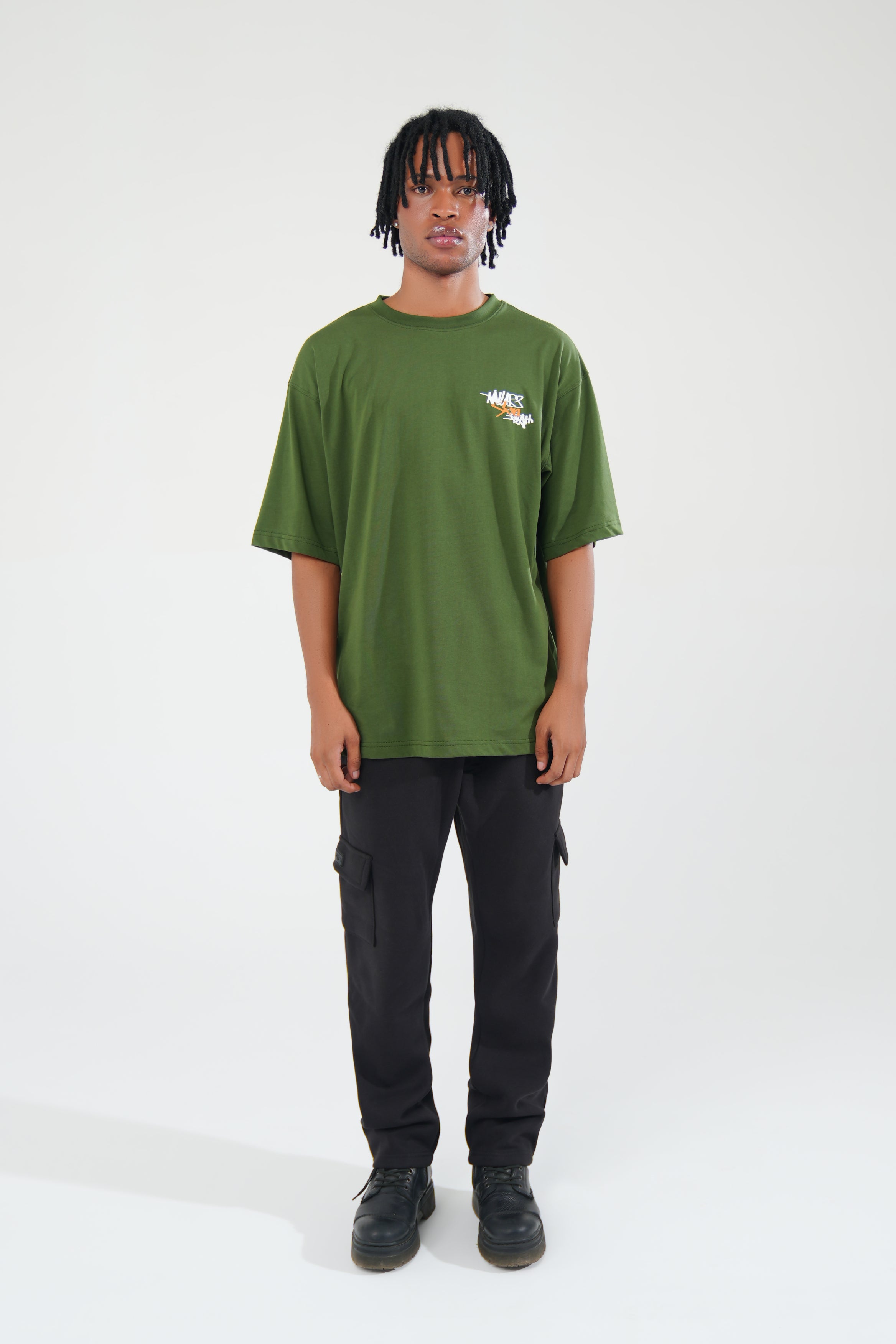 Green Oversized Graphic Tee