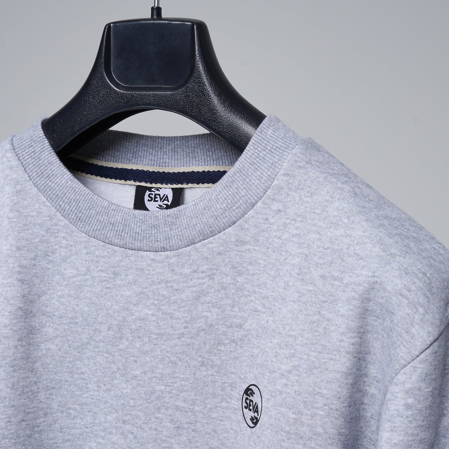 Drop Shoulder Crewneck - Grey