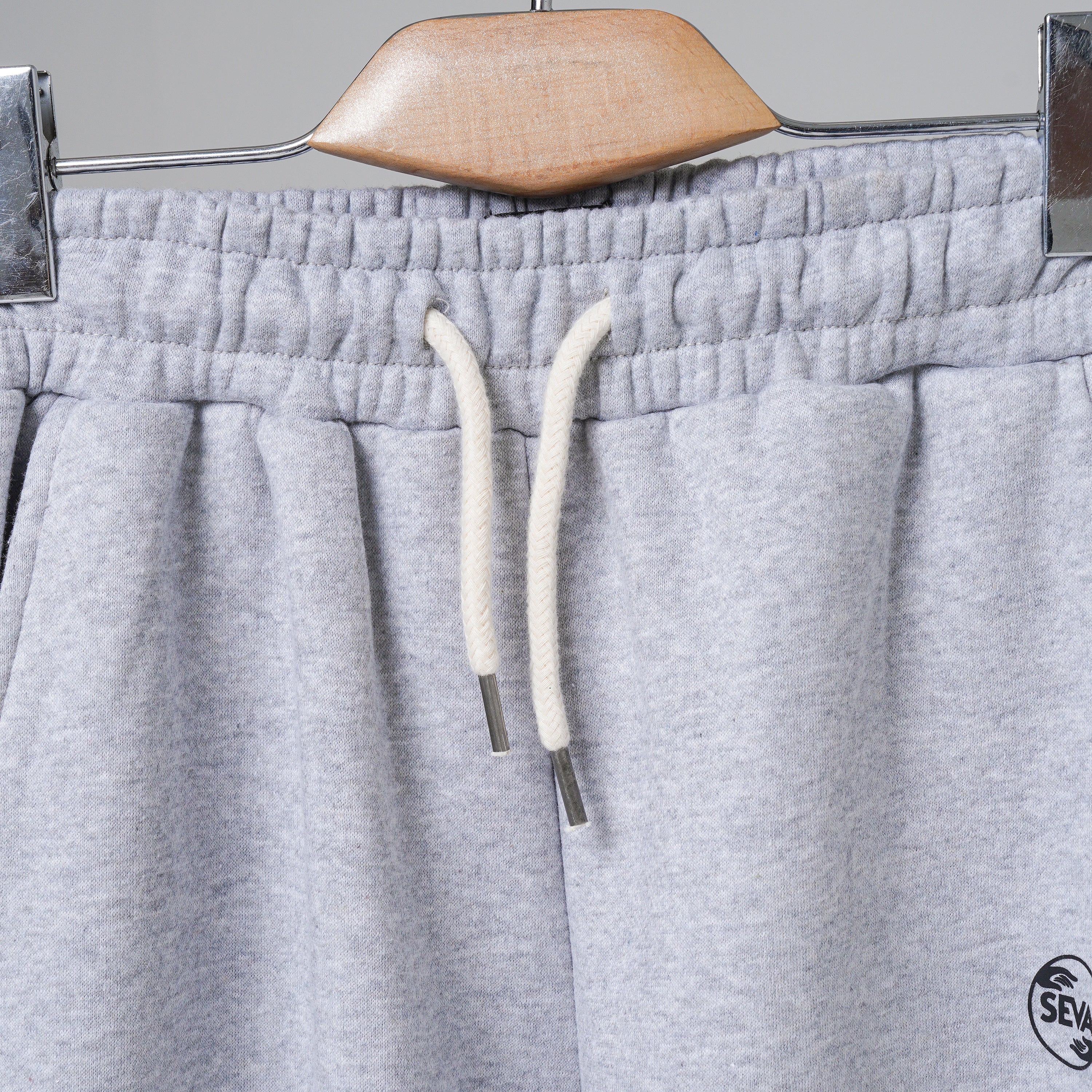 Open Bottom Sweatpants - Grey second image