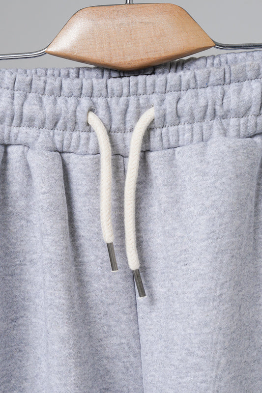 Grey Open Bottom Sweatpants