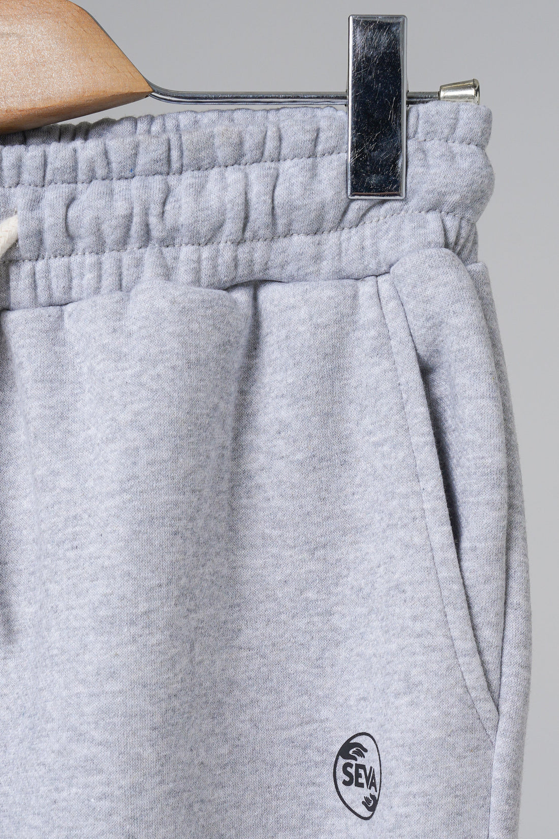 Grey Open Bottom Sweatpants