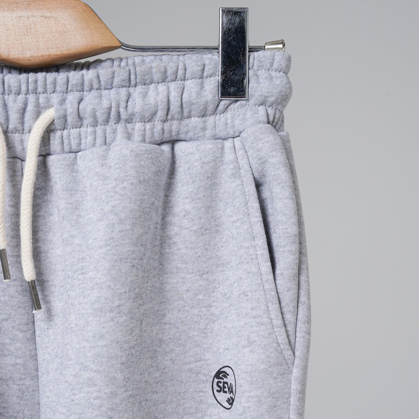 Open Bottom Sweatpants - Grey