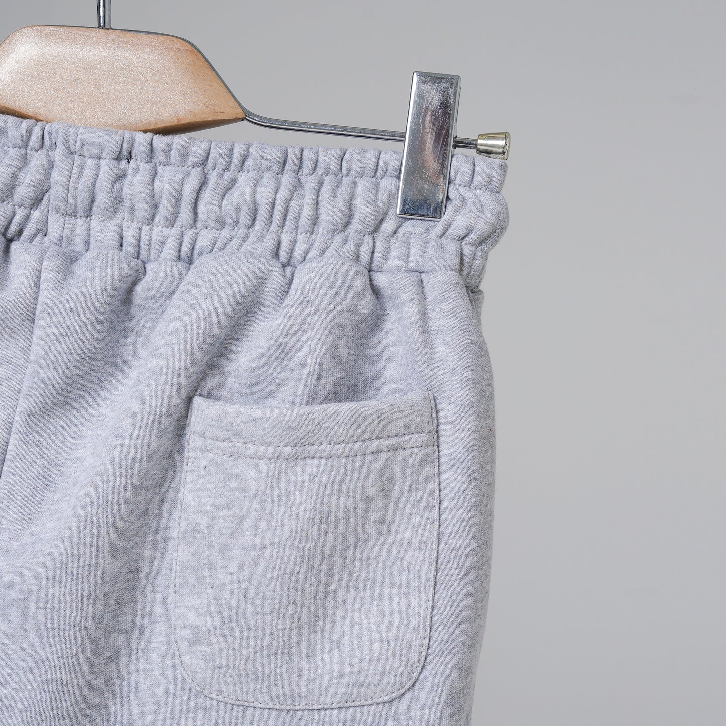 Open Bottom Sweatpants - Grey