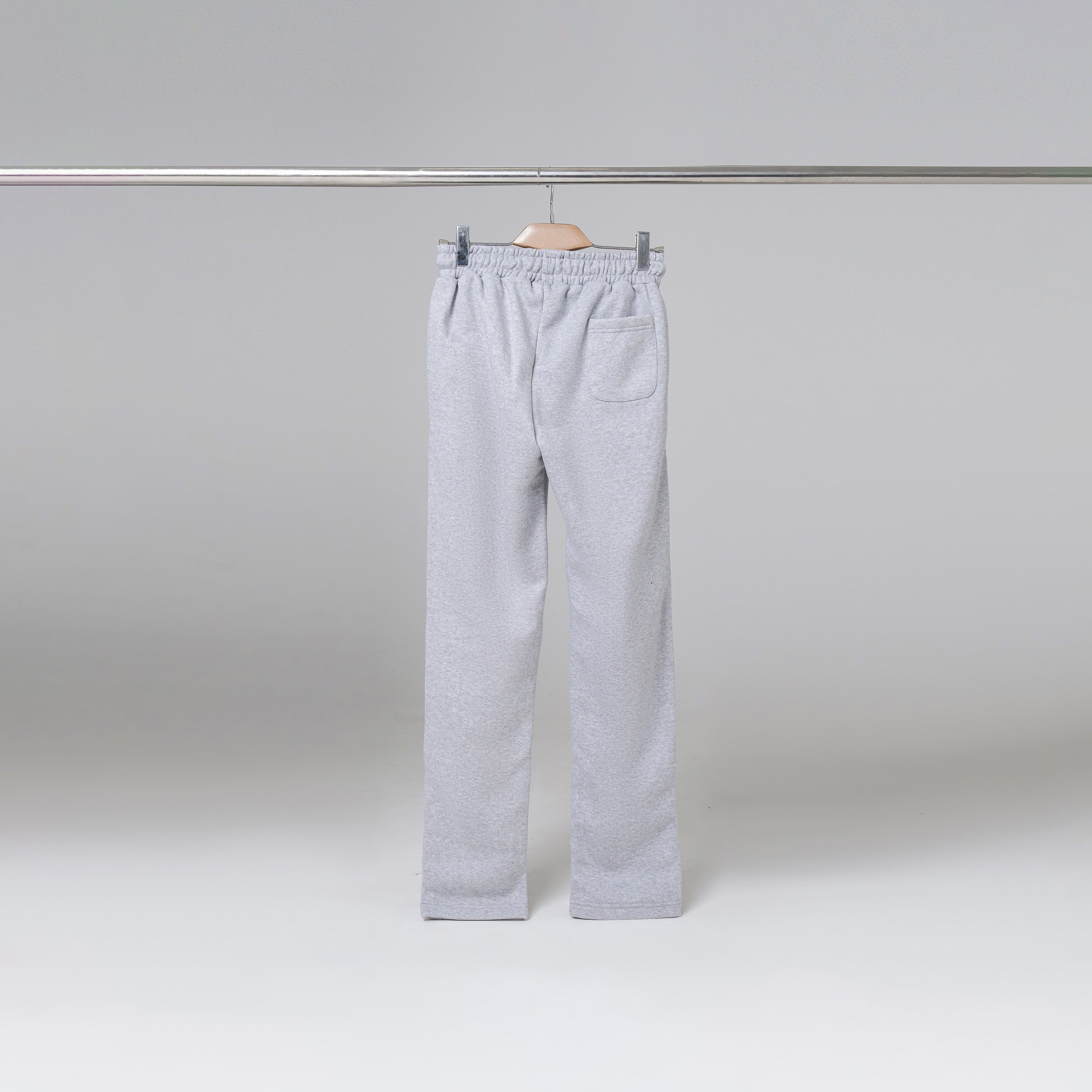 Open Bottom Sweatpants - Grey