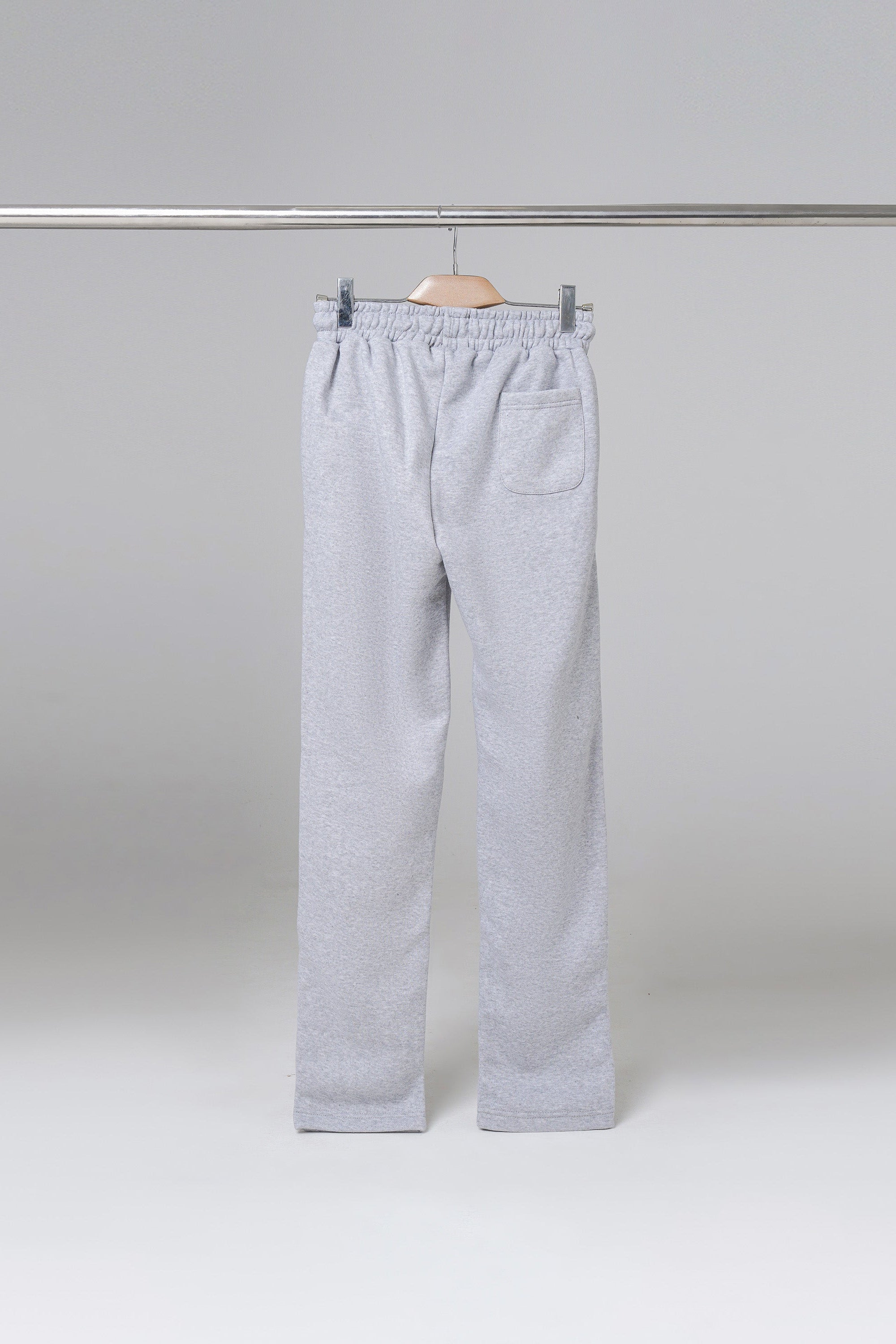 Grey Open Bottom Sweatpants