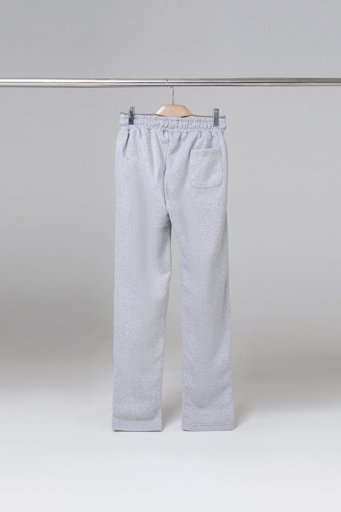 Grey Open Bottom Sweatpants