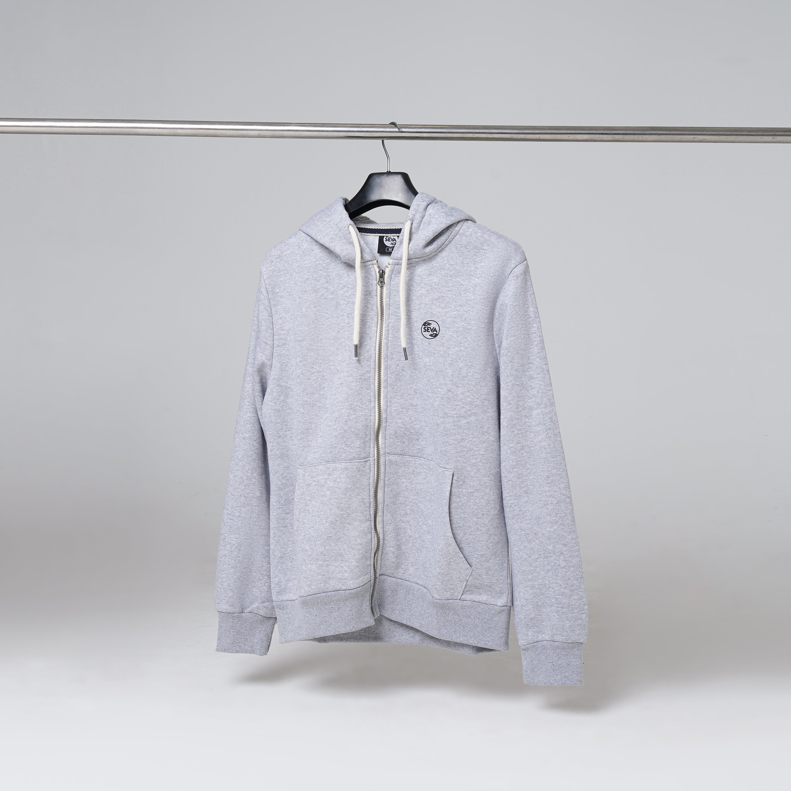 Zipper Hoodies - Grey