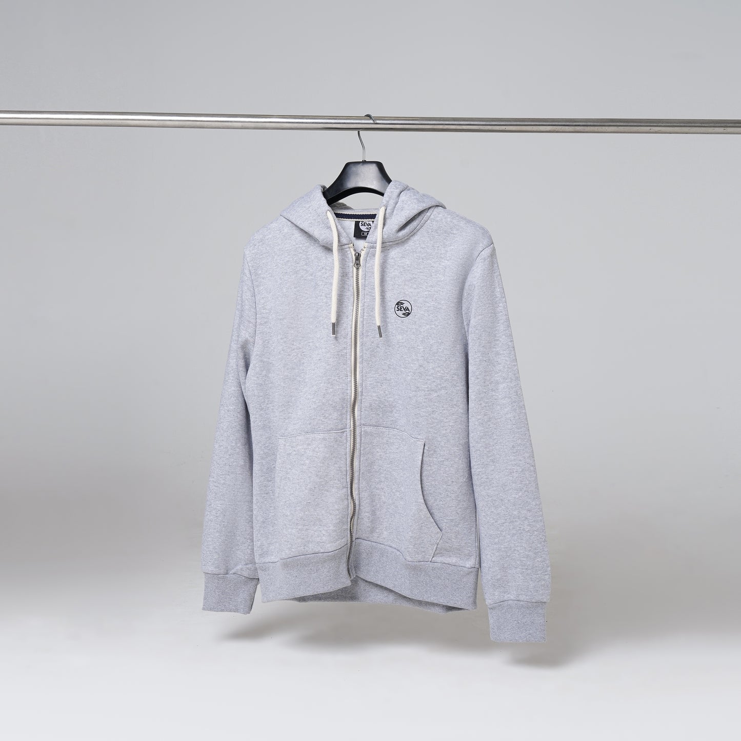 Zipper Hoodies - Grey