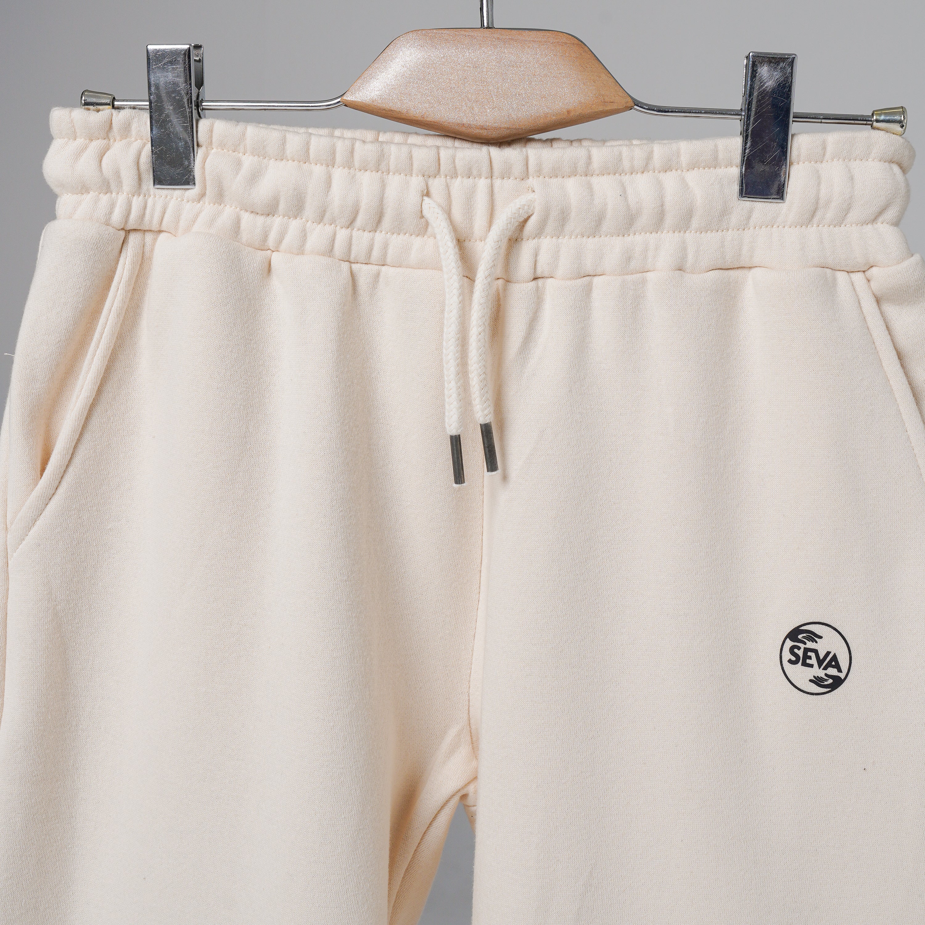 Open Bottom Sweatpants - Latte second image