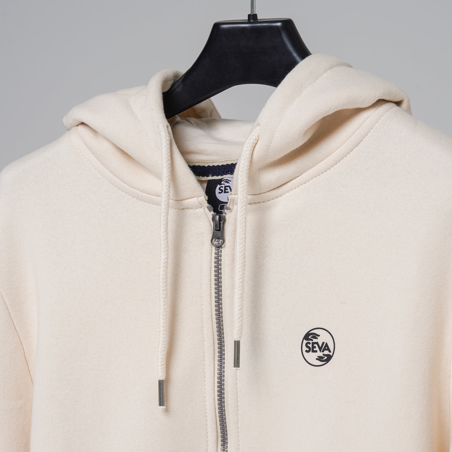 Zipper Hoodies - Latte