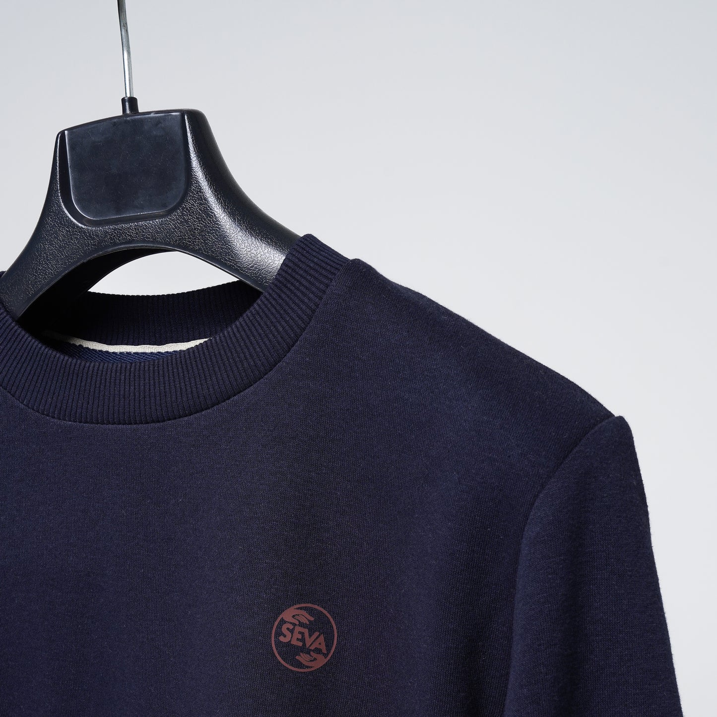 Drop Shoulder Crewneck - Navy