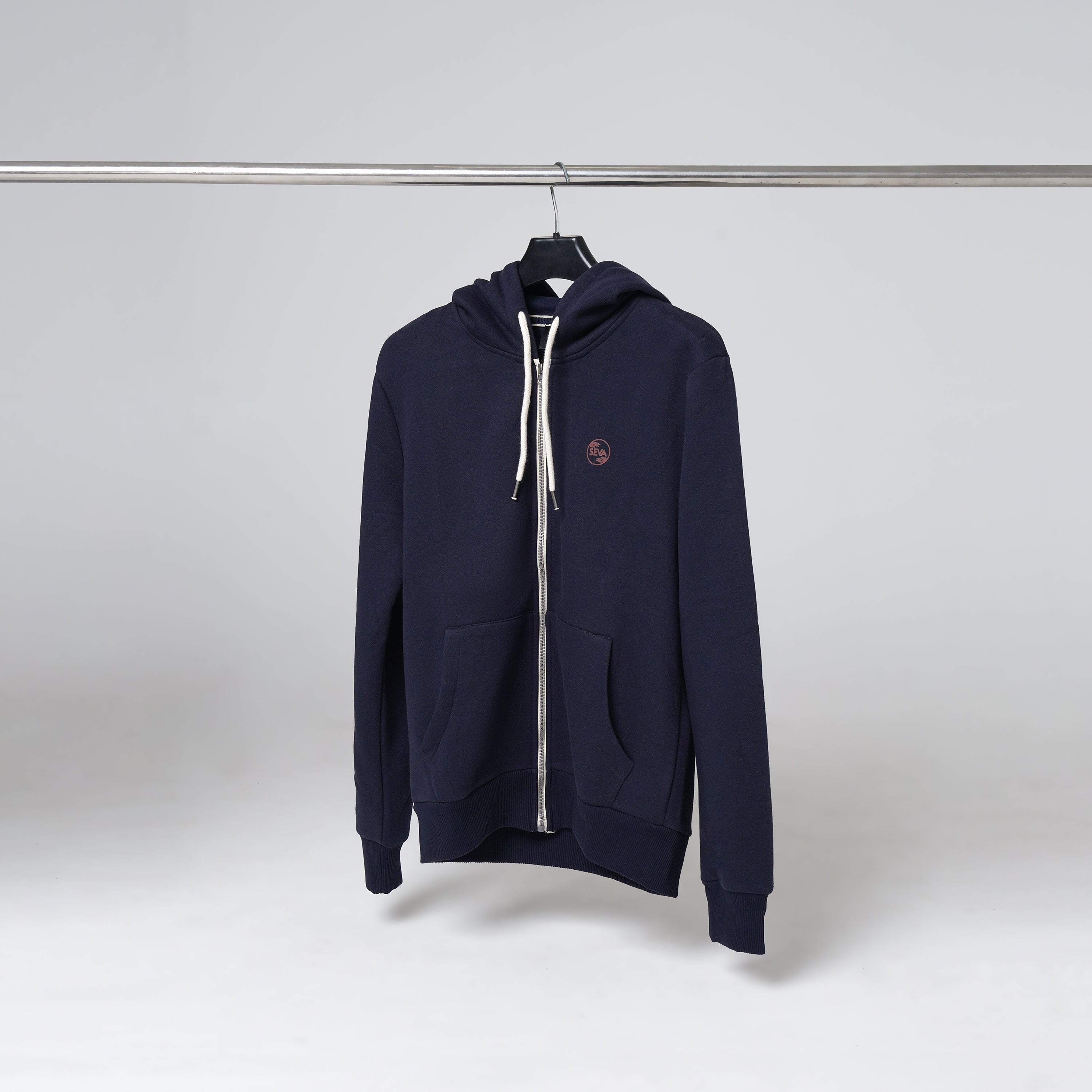 Zipper Hoodies - Navy