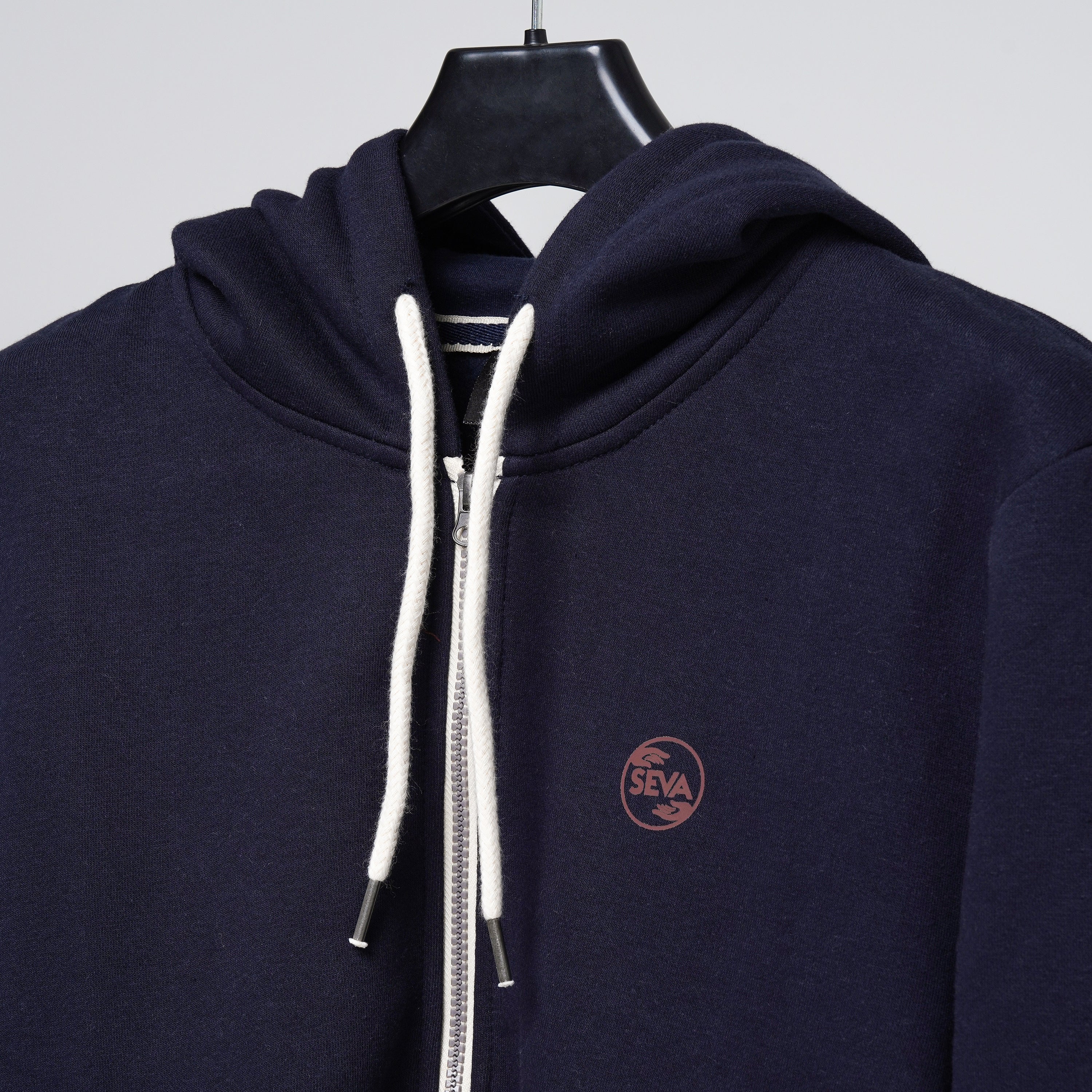 Zipper Hoodies - Navy second image