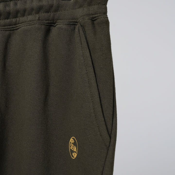 Olive Green Classic Sweatpants