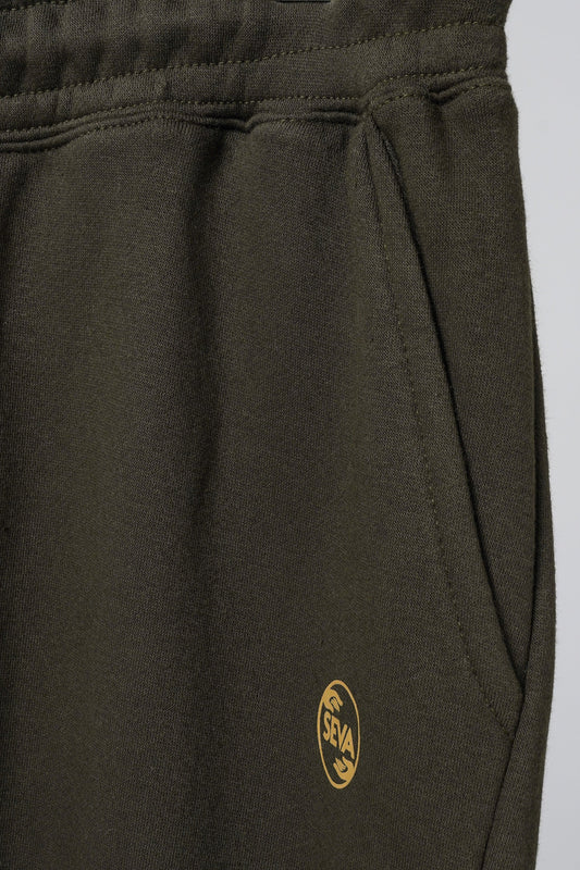 Olive Green Classic Sweatpants